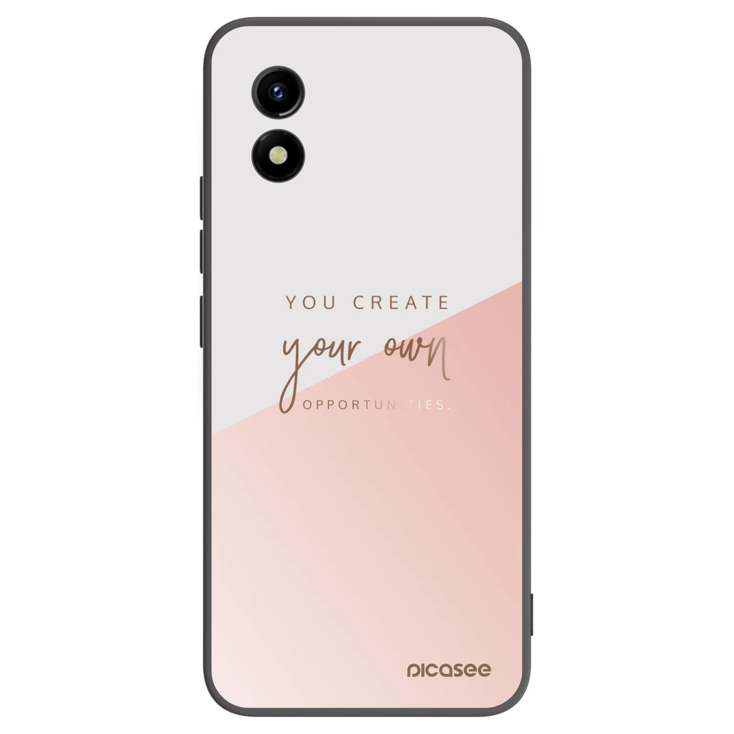 Picasee crna silikonska maskica za Vivo Y01 - You create your own opportunities