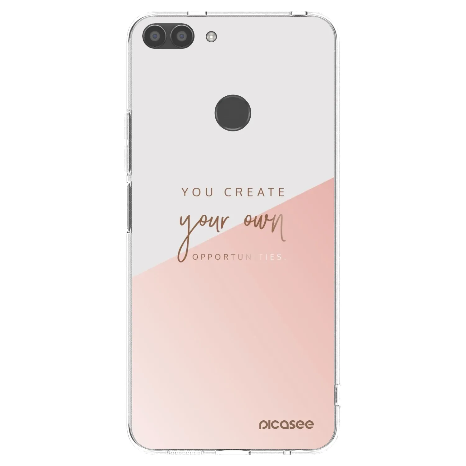 Picasee silikonska prozirna maskica za Huawei P Smart - You create your own opportunities