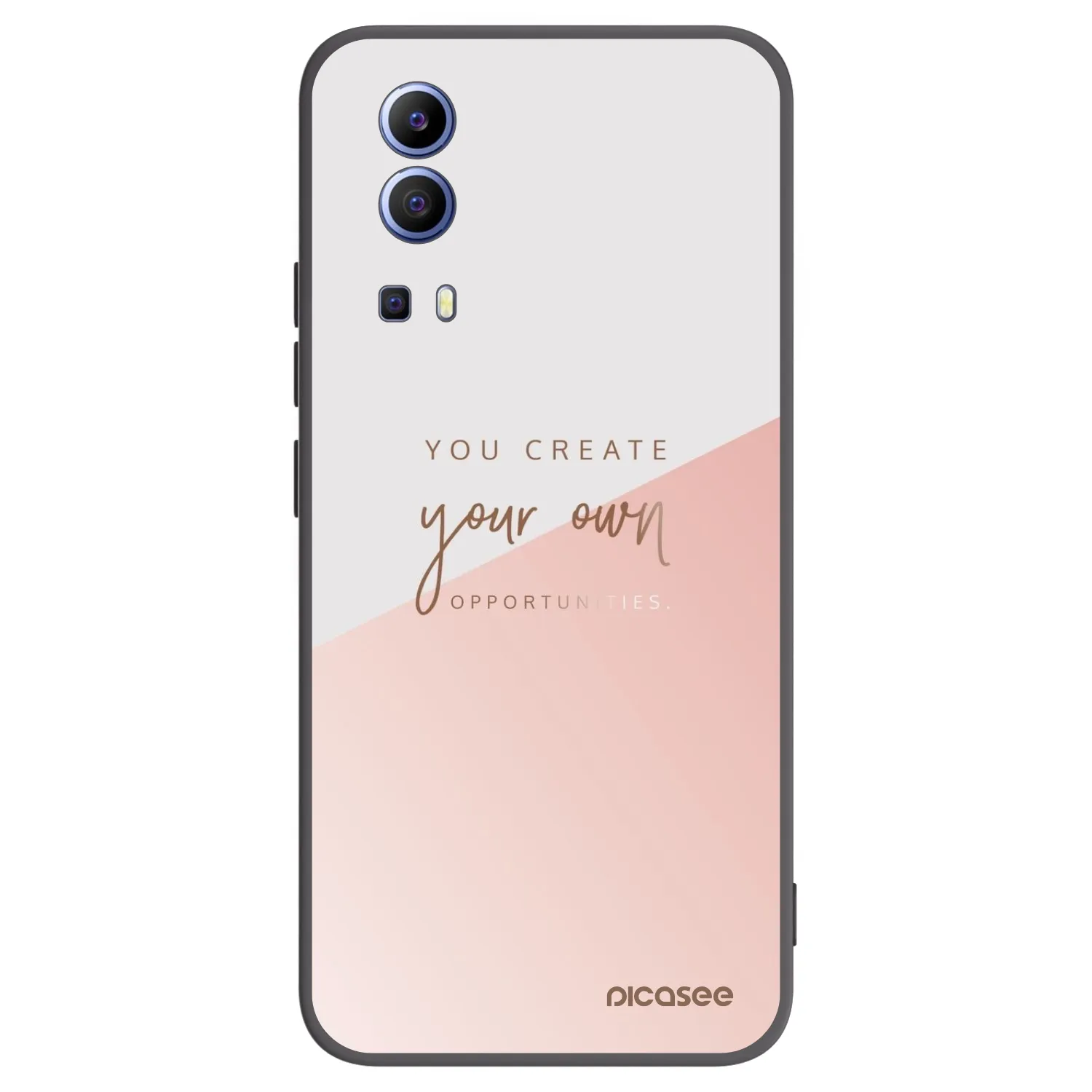 Picasee crna silikonska maskica za Vivo Y52 5G - You create your own opportunities