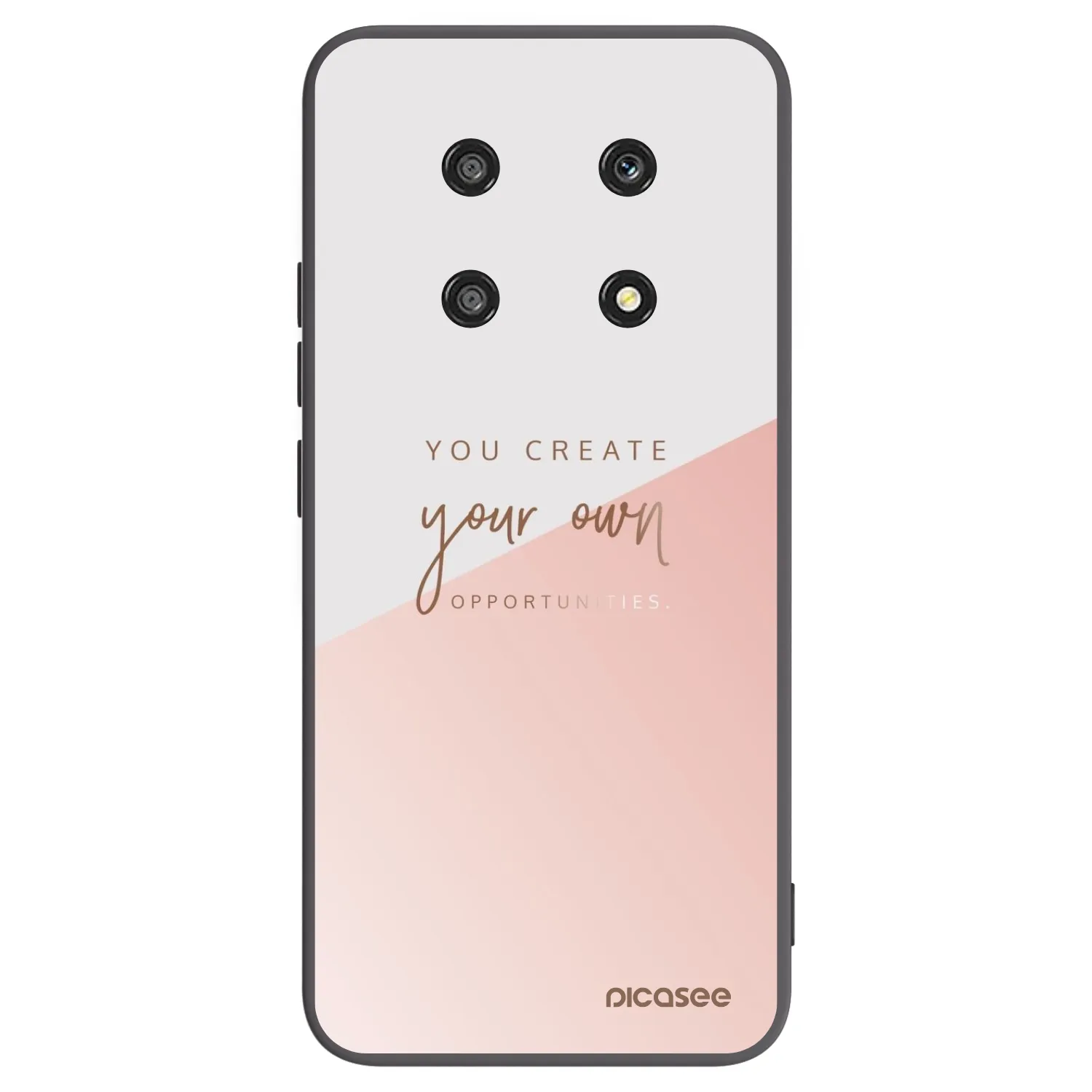 Picasee crna silikonska maskica za Honor Magic4 Lite 5G - You create your own opportunities