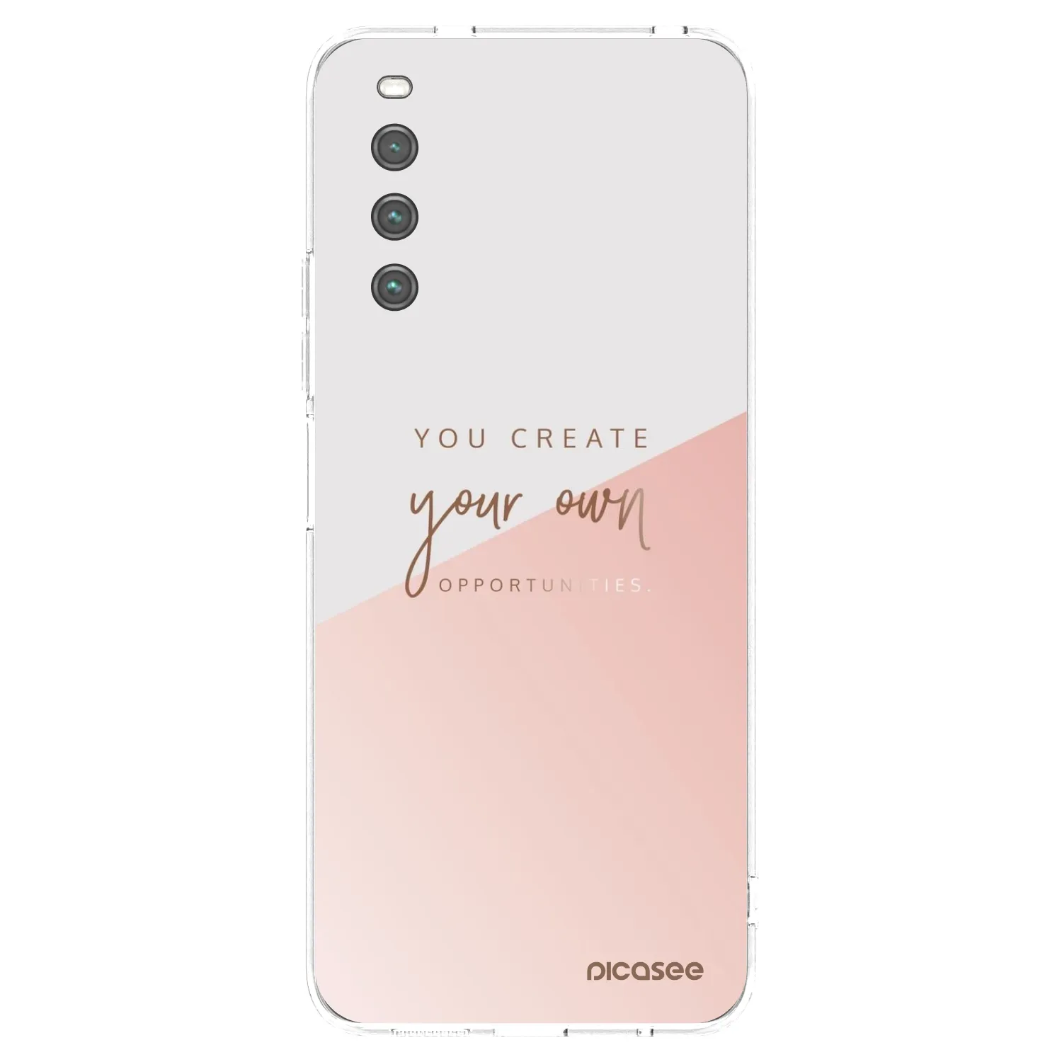 Picasee silikonska prozirna maskica za Sony Xperia 10 IV 5G - You create your own opportunities