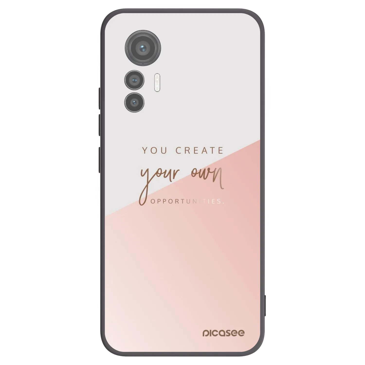 Picasee crna silikonska maskica za Xiaomi 12 Lite - You create your own opportunities