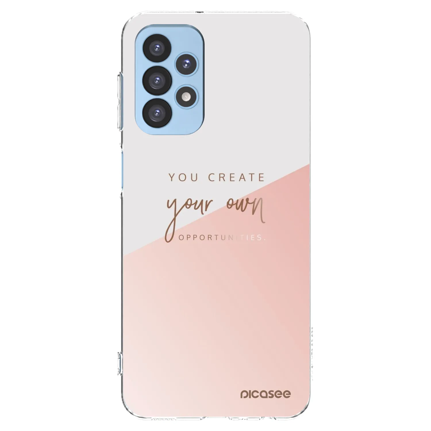 Picasee silikonska prozirna maskica za Samsung Galaxy A23 A235F 4G - You create your own opportunities
