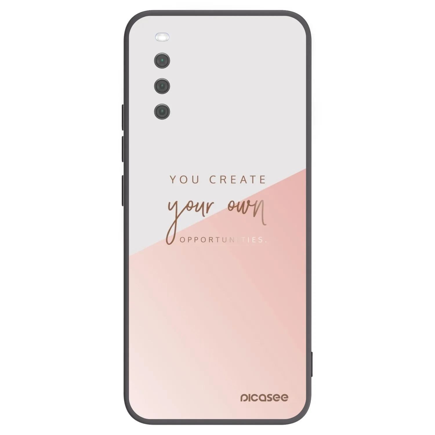 Picasee crna silikonska maskica za Sony Xperia 10 III - You create your own opportunities