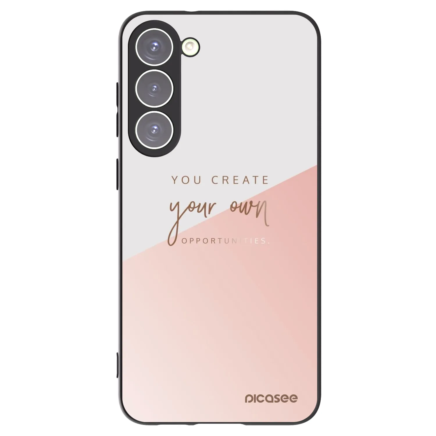 Picasee crna silikonska maskica za Samsung Galaxy S23+ 5G - You create your own opportunities