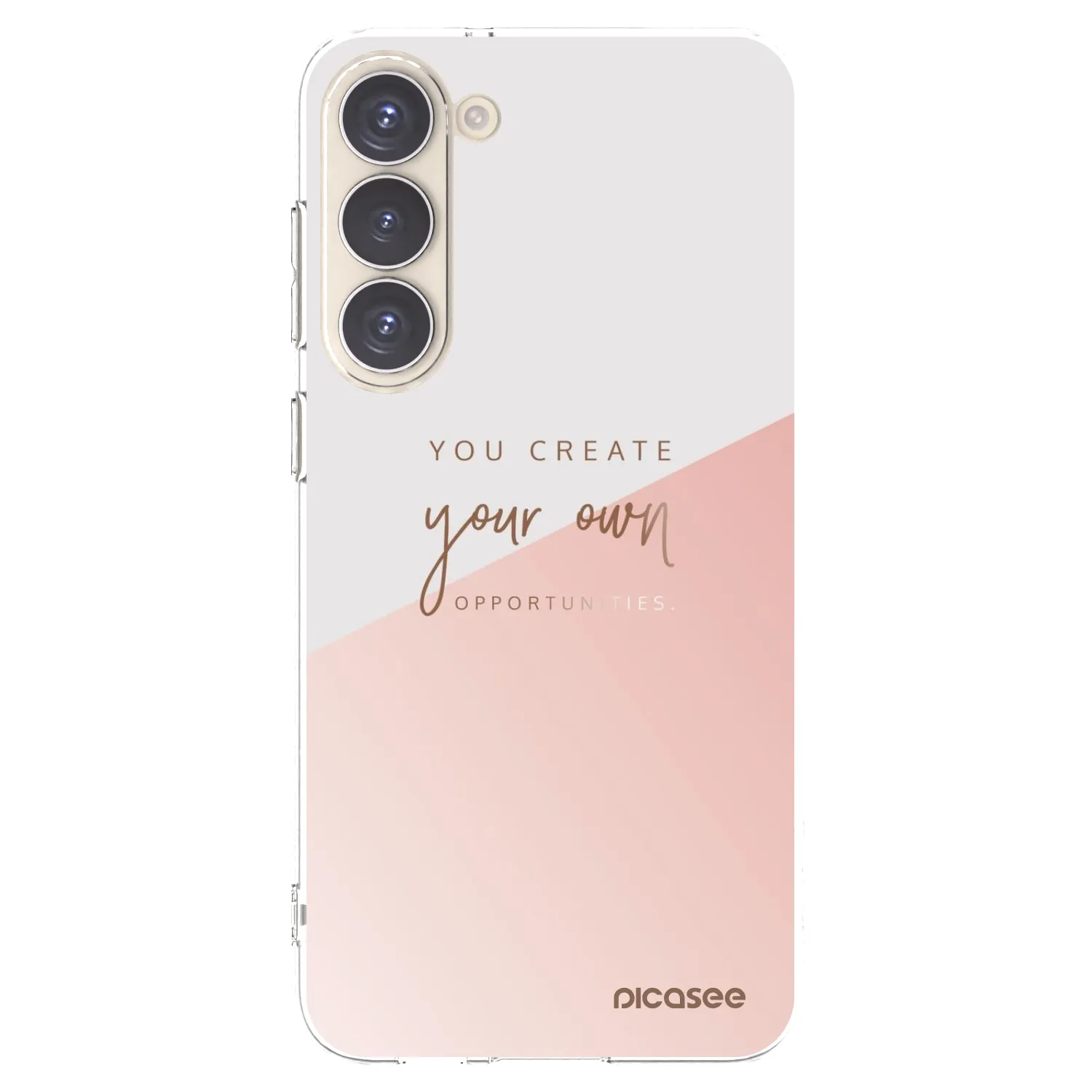 Picasee silikonska prozirna maskica za Samsung Galaxy S23+ 5G - You create your own opportunities