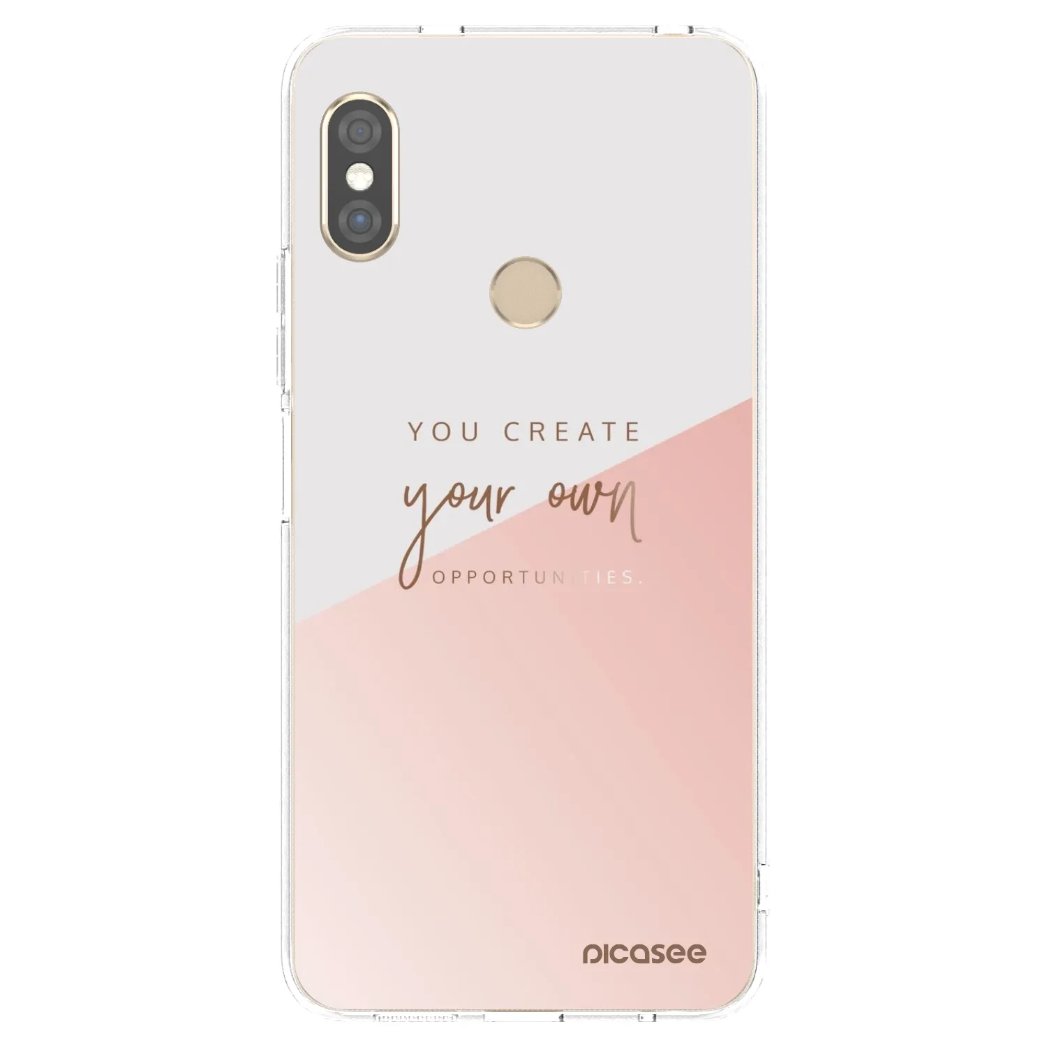 Picasee silikonska prozirna maskica za Xiaomi Redmi Note 5 Global - You create your own opportunities