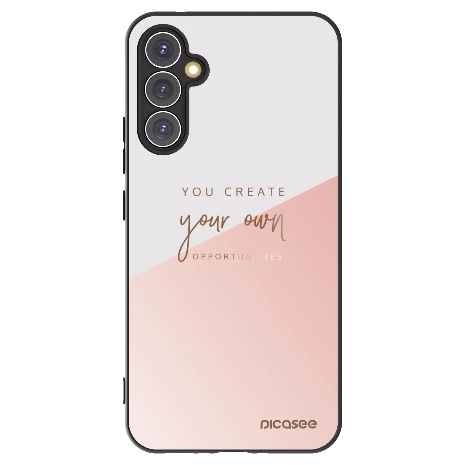 Picasee crna silikonska maskica za Samsung Galaxy A34 5G A346B - You create your own opportunities