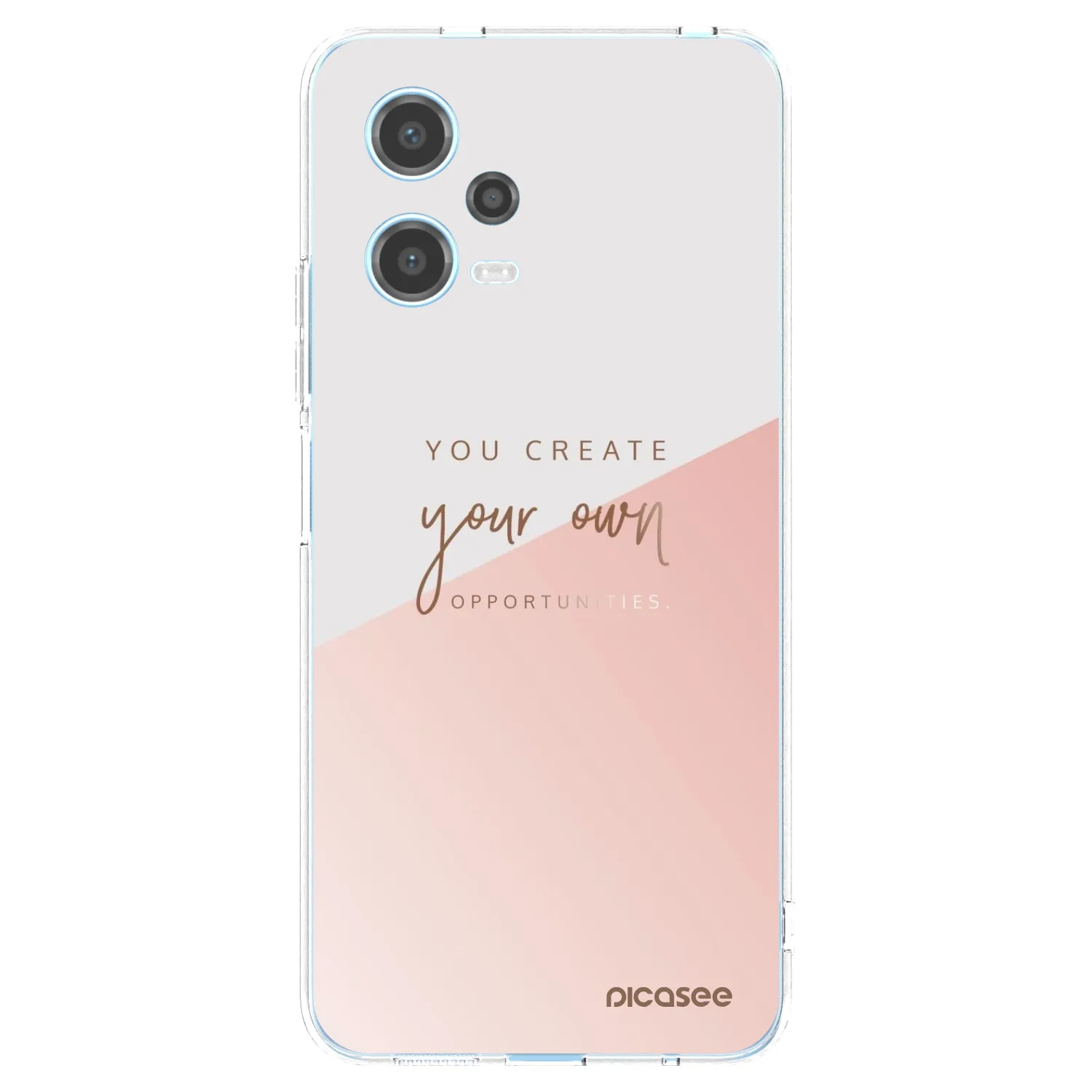 Picasee silikonska prozirna maskica za Xiaomi Redmi Note 12 5G - You create your own opportunities