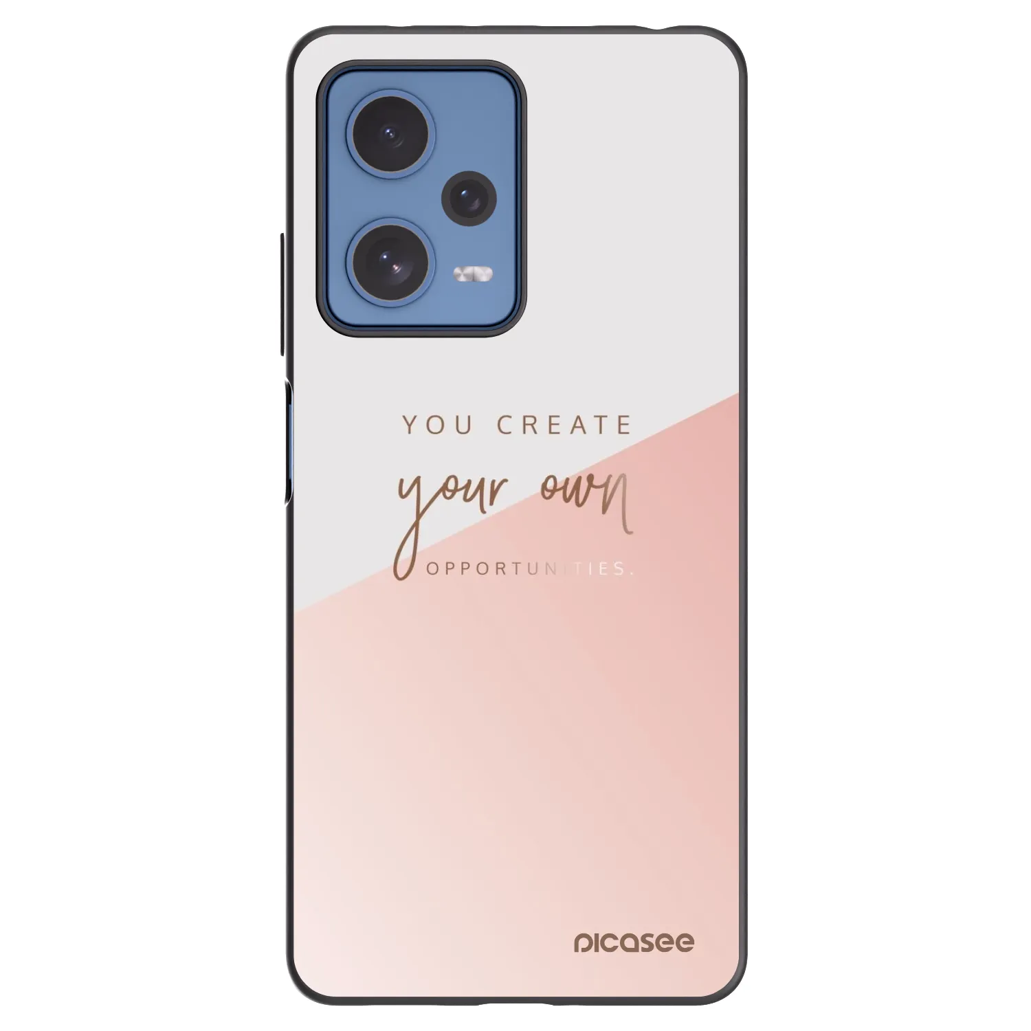 Picasee crna silikonska maskica za Xiaomi Redmi Note 12 Pro 5G - You create your own opportunities