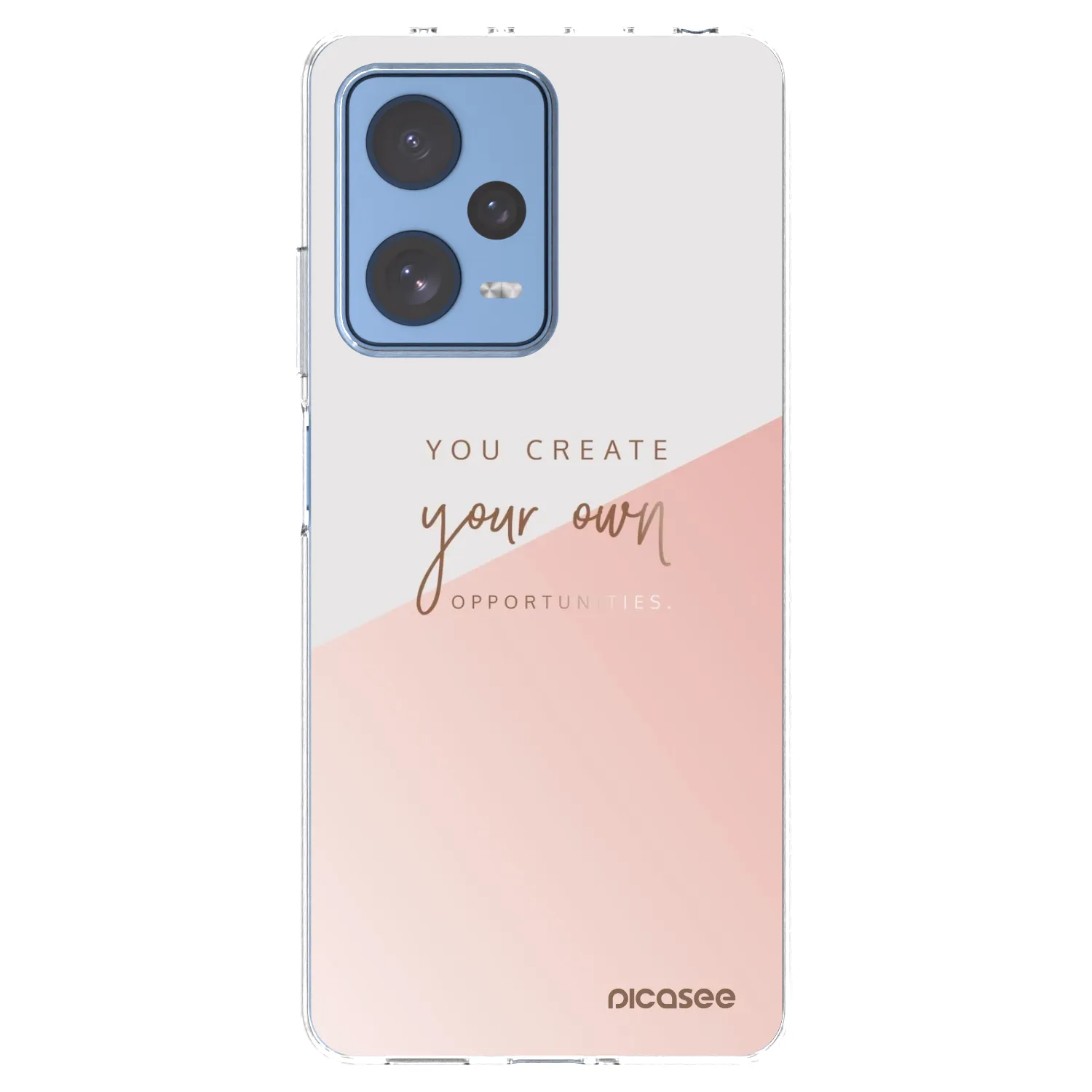 Picasee silikonska prozirna maskica za Xiaomi Redmi Note 12 Pro 5G - You create your own opportunities
