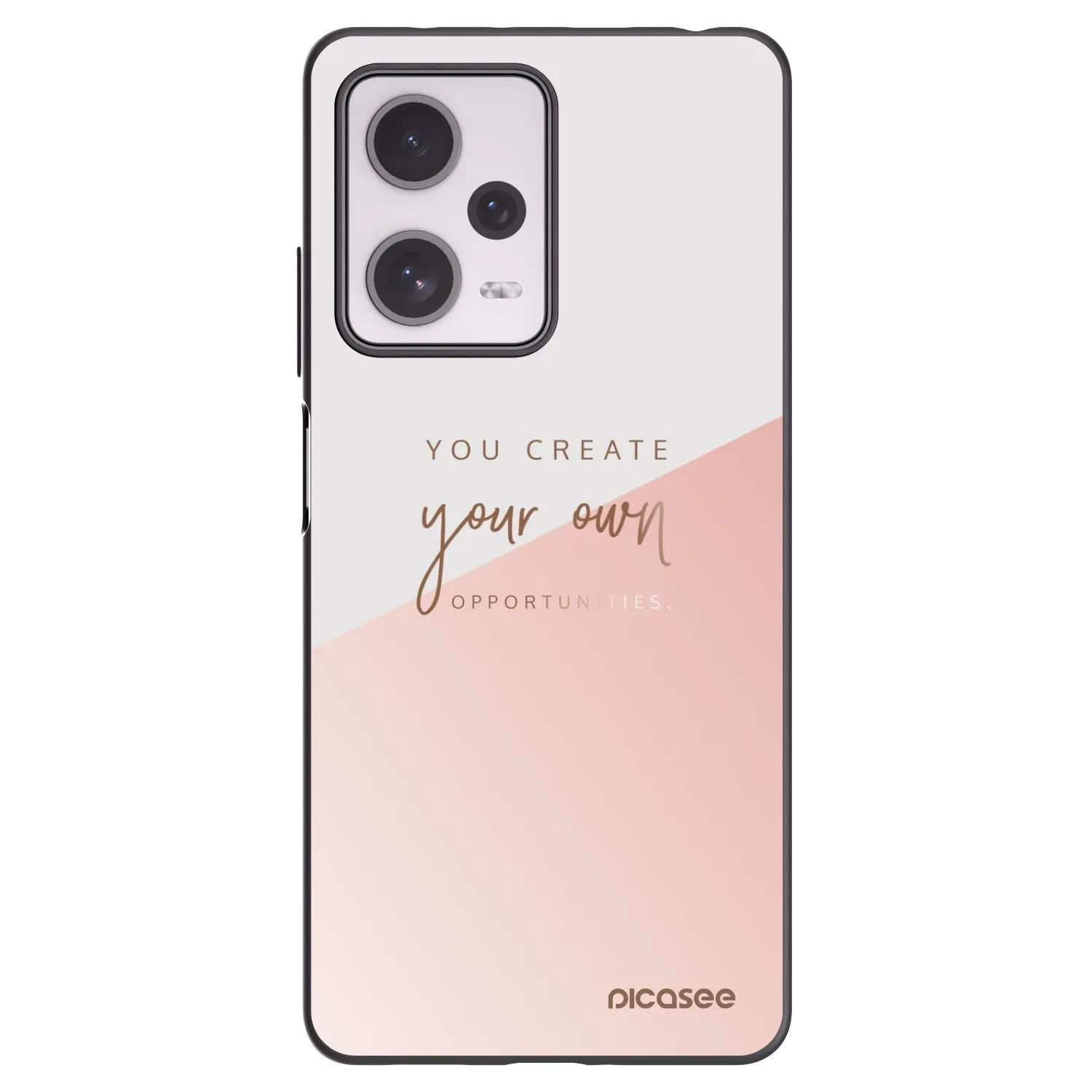 Picasee crna silikonska maskica za Xiaomi Redmi Note 12 Pro+ 5G - You create your own opportunities