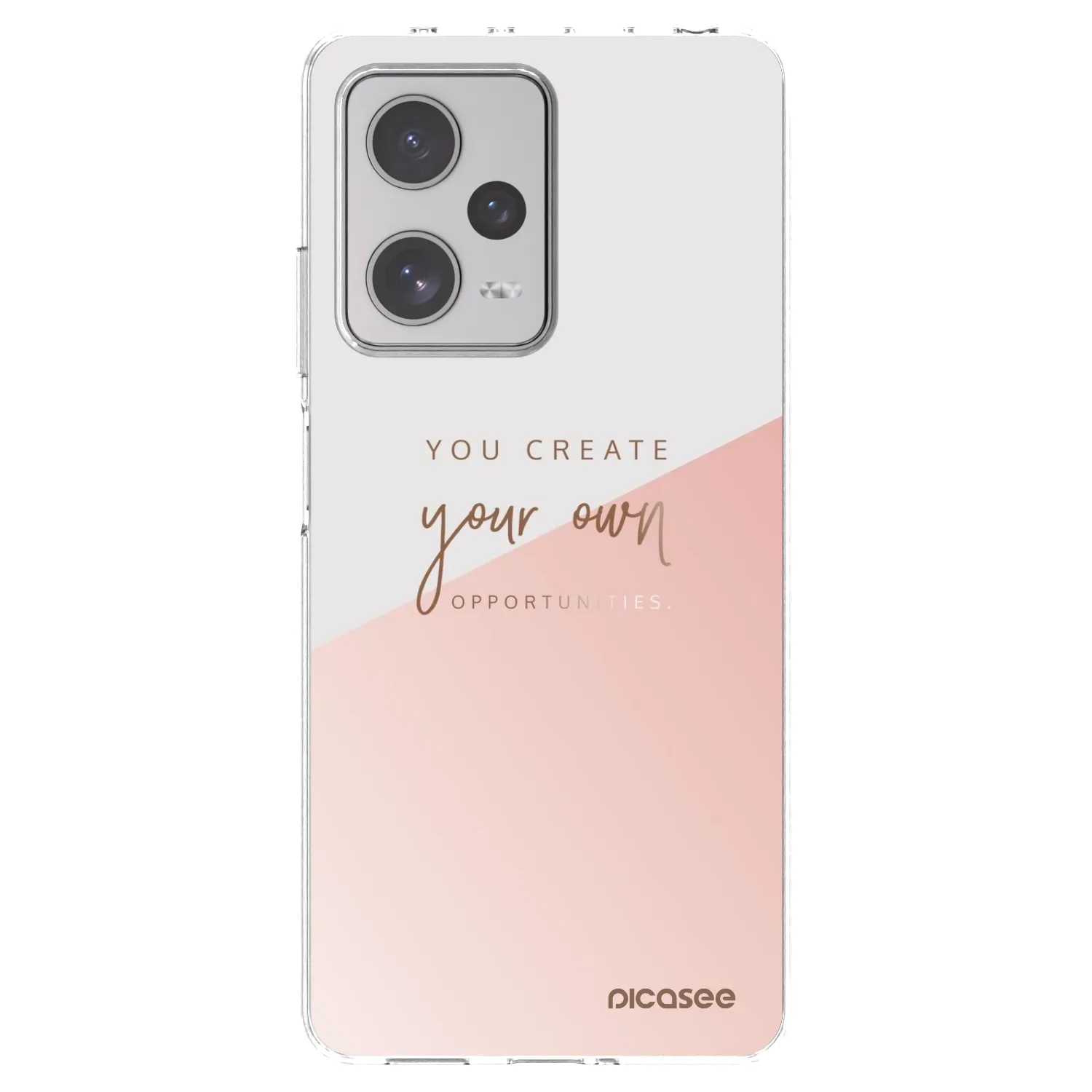 Picasee silikonska prozirna maskica za Xiaomi Redmi Note 12 Pro+ 5G - You create your own opportunities