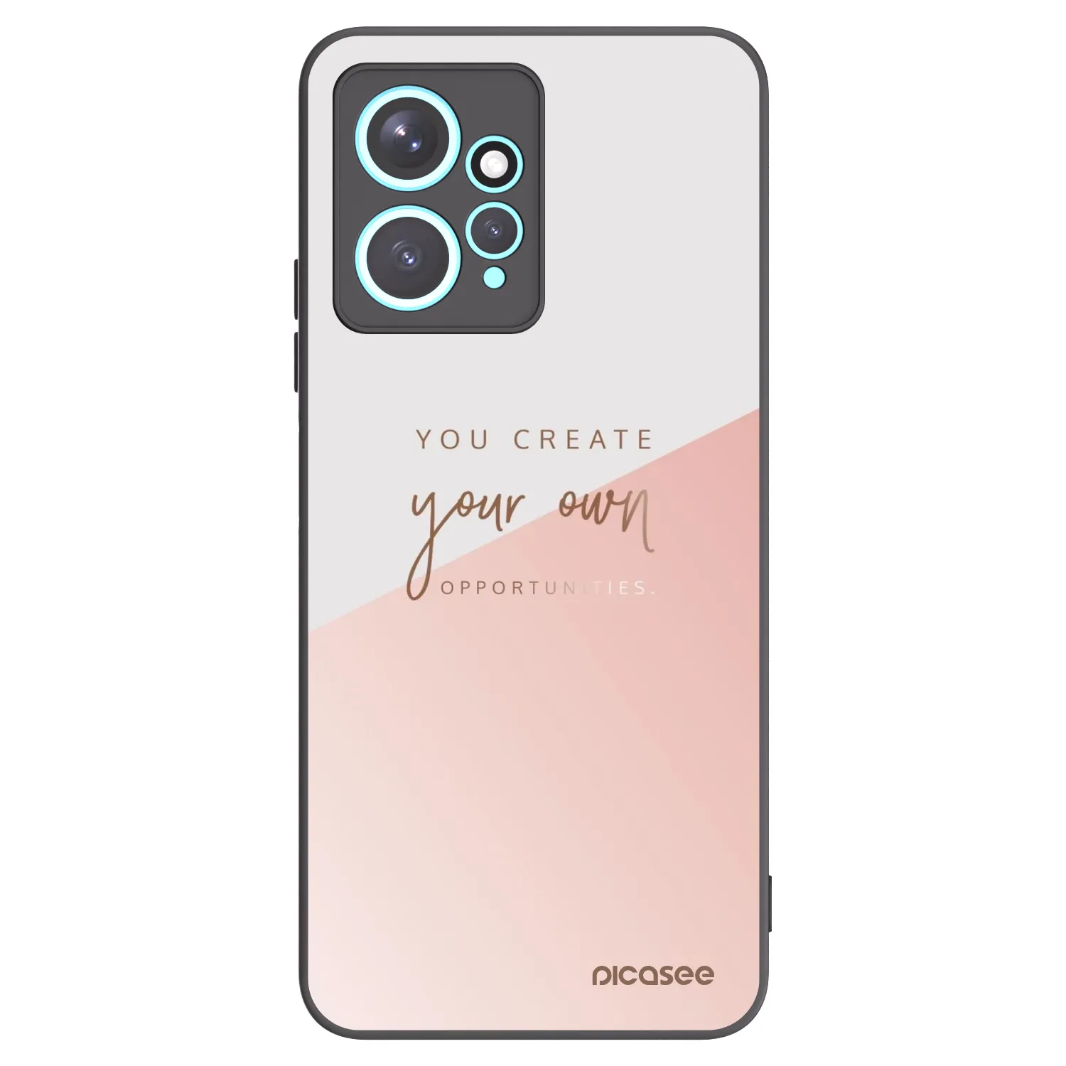 Picasee crna silikonska maskica za Xiaomi Redmi Note 12 4G - You create your own opportunities