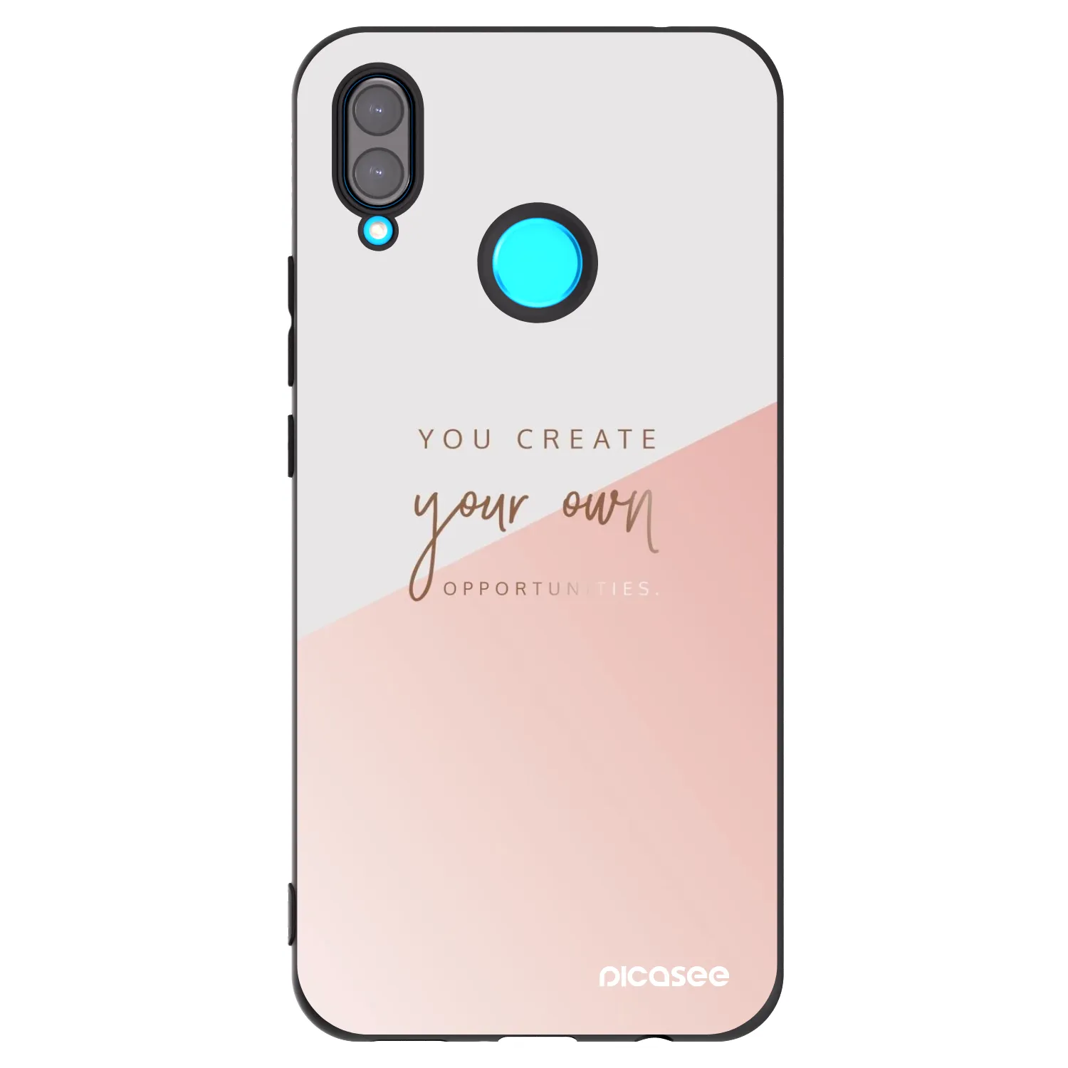 Picasee crna silikonska maskica za Huawei Nova 3i - You create your own opportunities