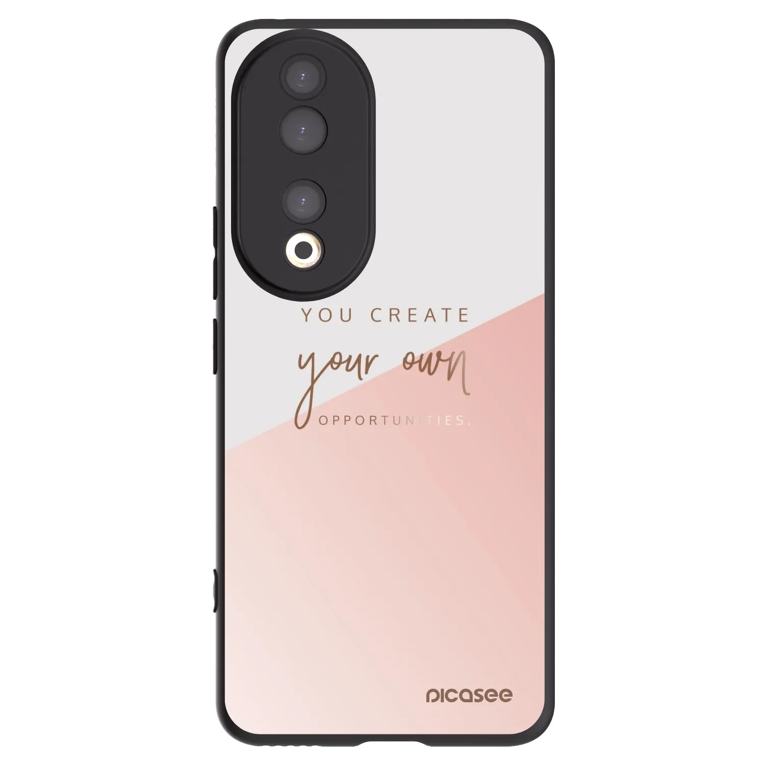 Picasee crna silikonska maskica za Honor 90 5G - You create your own opportunities