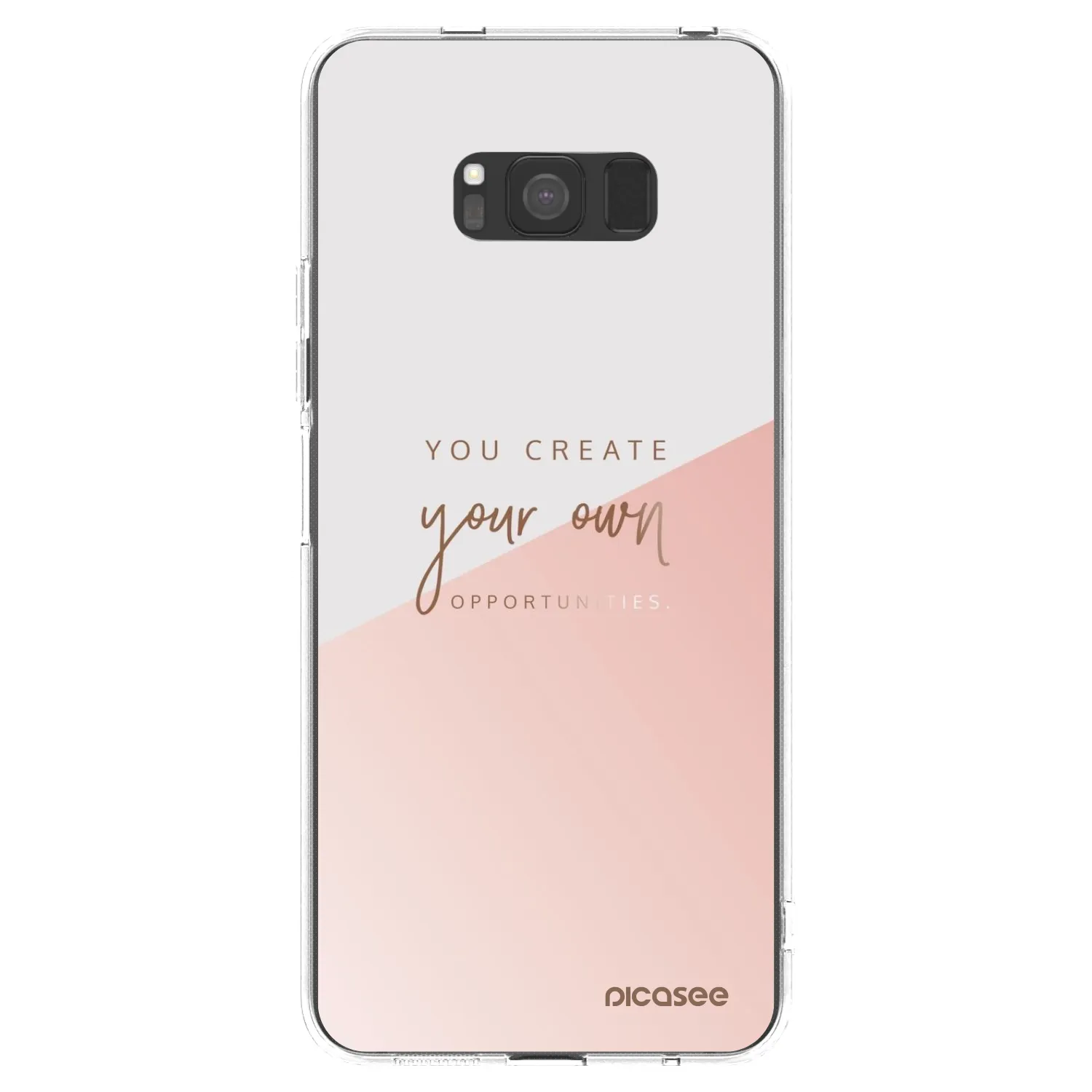 Picasee silikonska prozirna maskica za Samsung Galaxy S8 G950F - You create your own opportunities