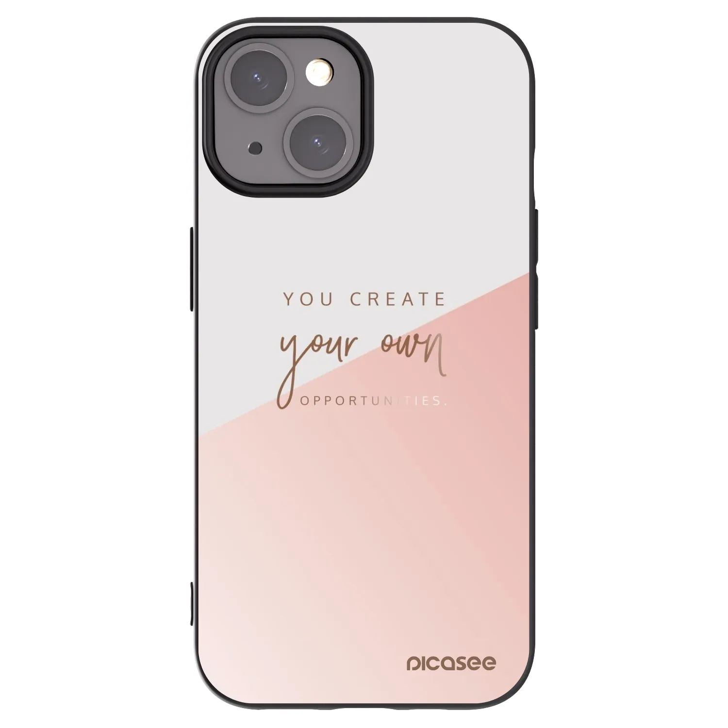 Picasee crna silikonska maskica za Apple iPhone 15 - You create your own opportunities