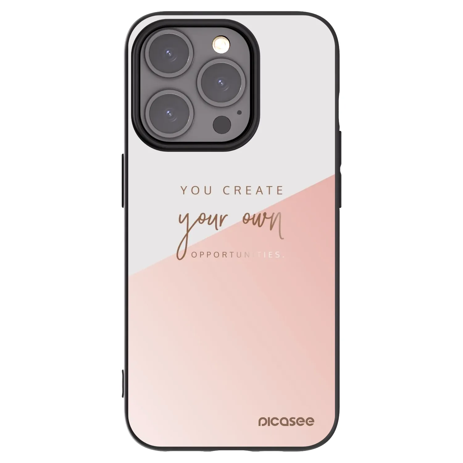 Picasee crna silikonska maskica za Apple iPhone 15 Pro - You create your own opportunities