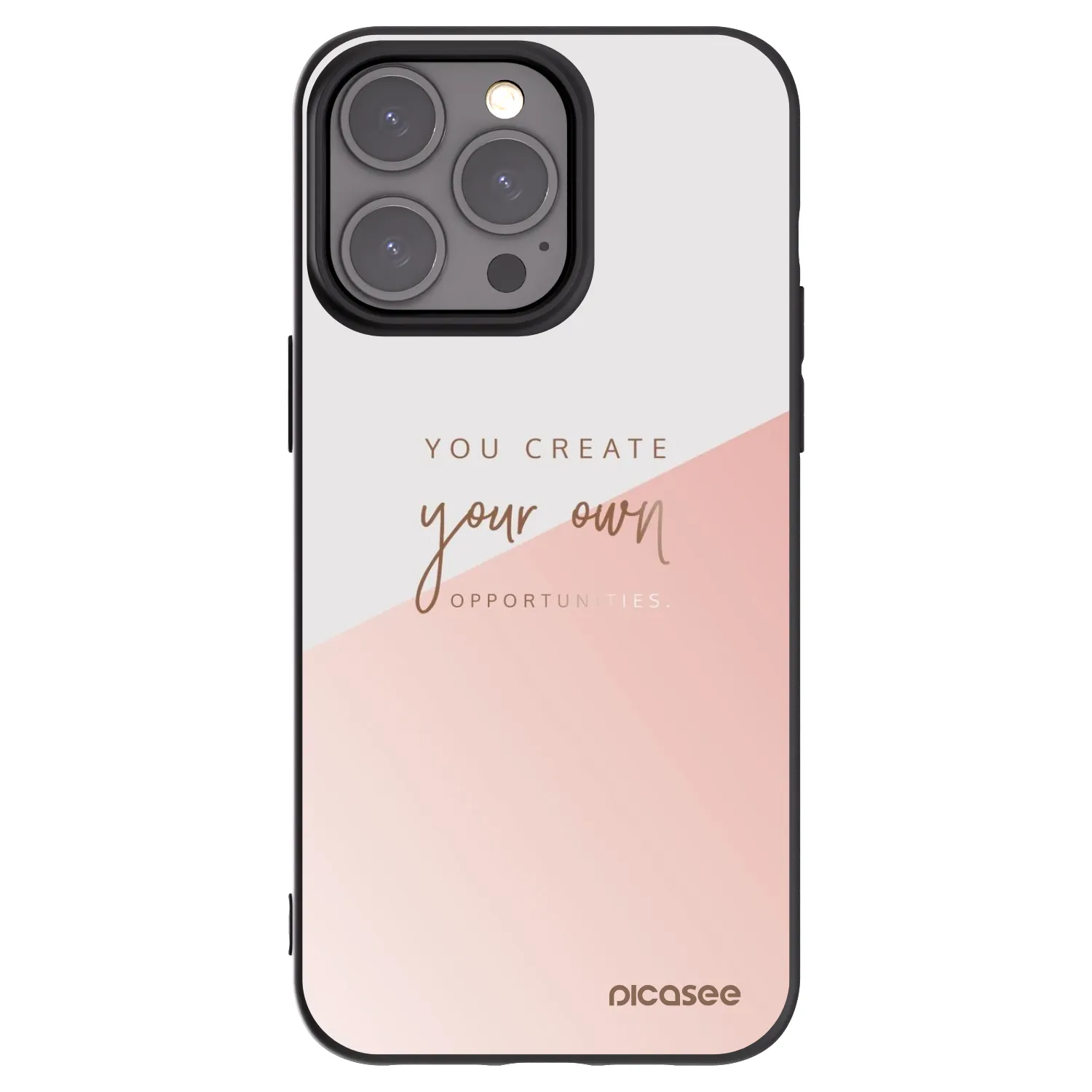 Picasee crna silikonska maskica za Apple iPhone 15 Pro Max - You create your own opportunities
