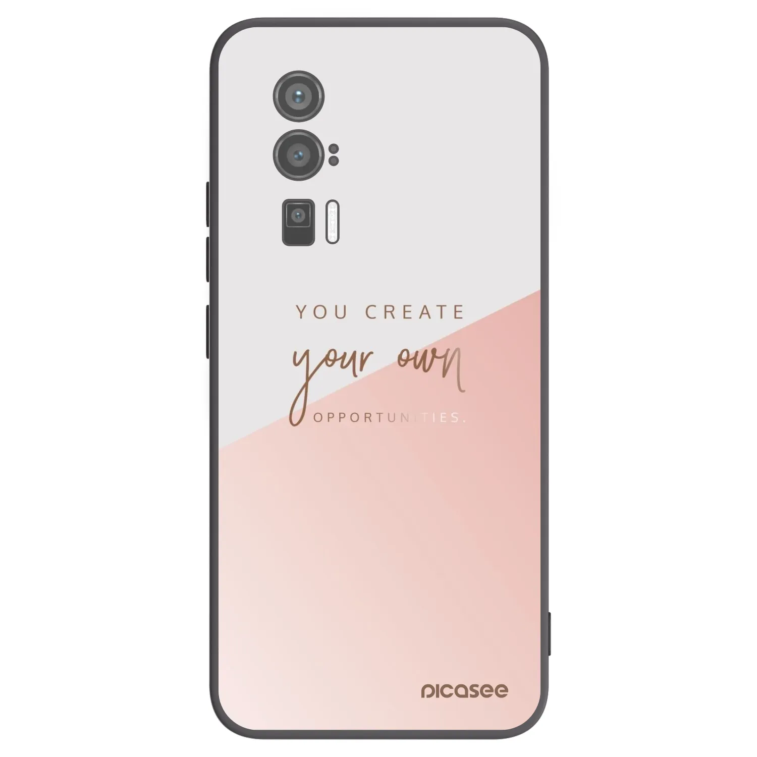 Picasee crna silikonska maskica za Xiaomi Poco F5 Pro 5G - You create your own opportunities
