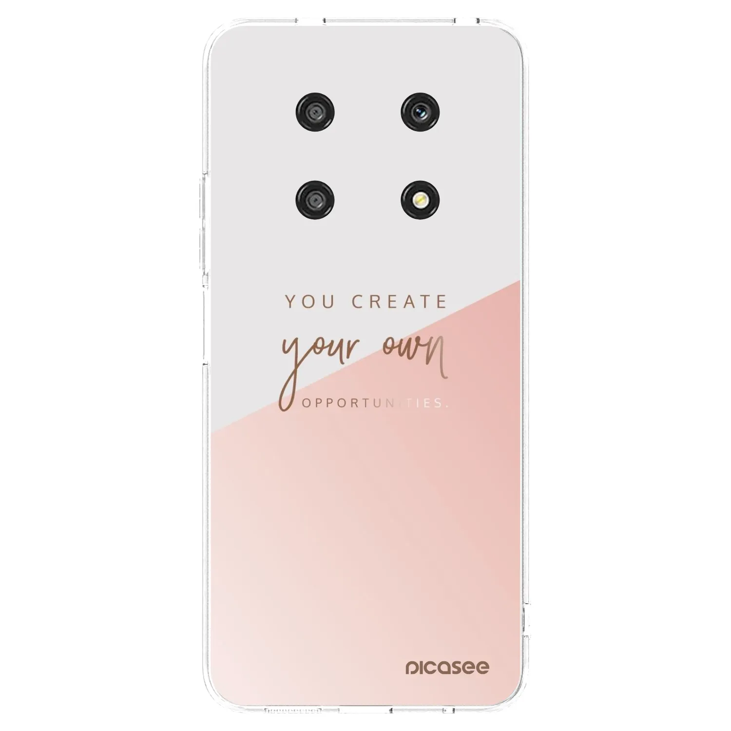Picasee silikonska prozirna maskica za Honor Magic4 Lite 5G - You create your own opportunities