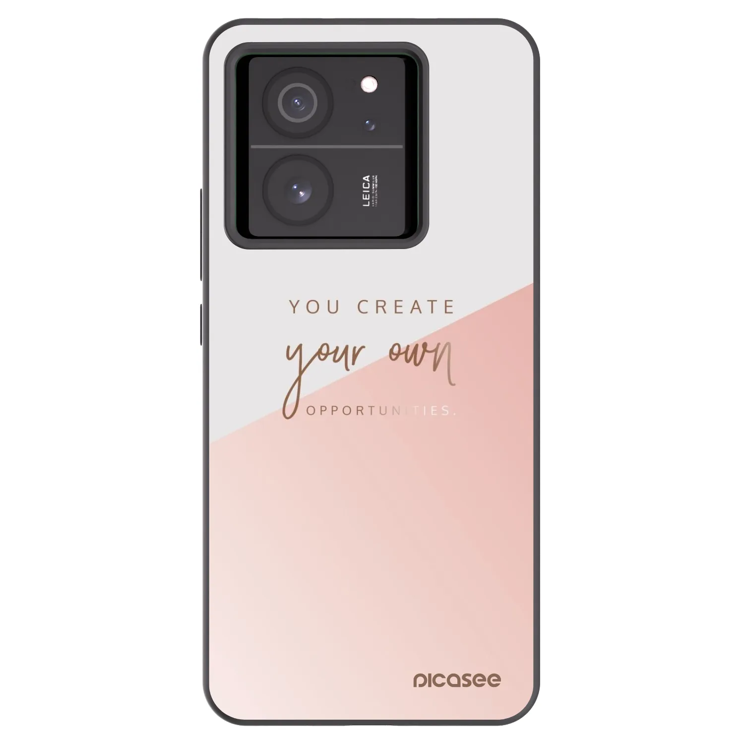 Picasee crna silikonska maskica za Xiaomi 13T - You create your own opportunities