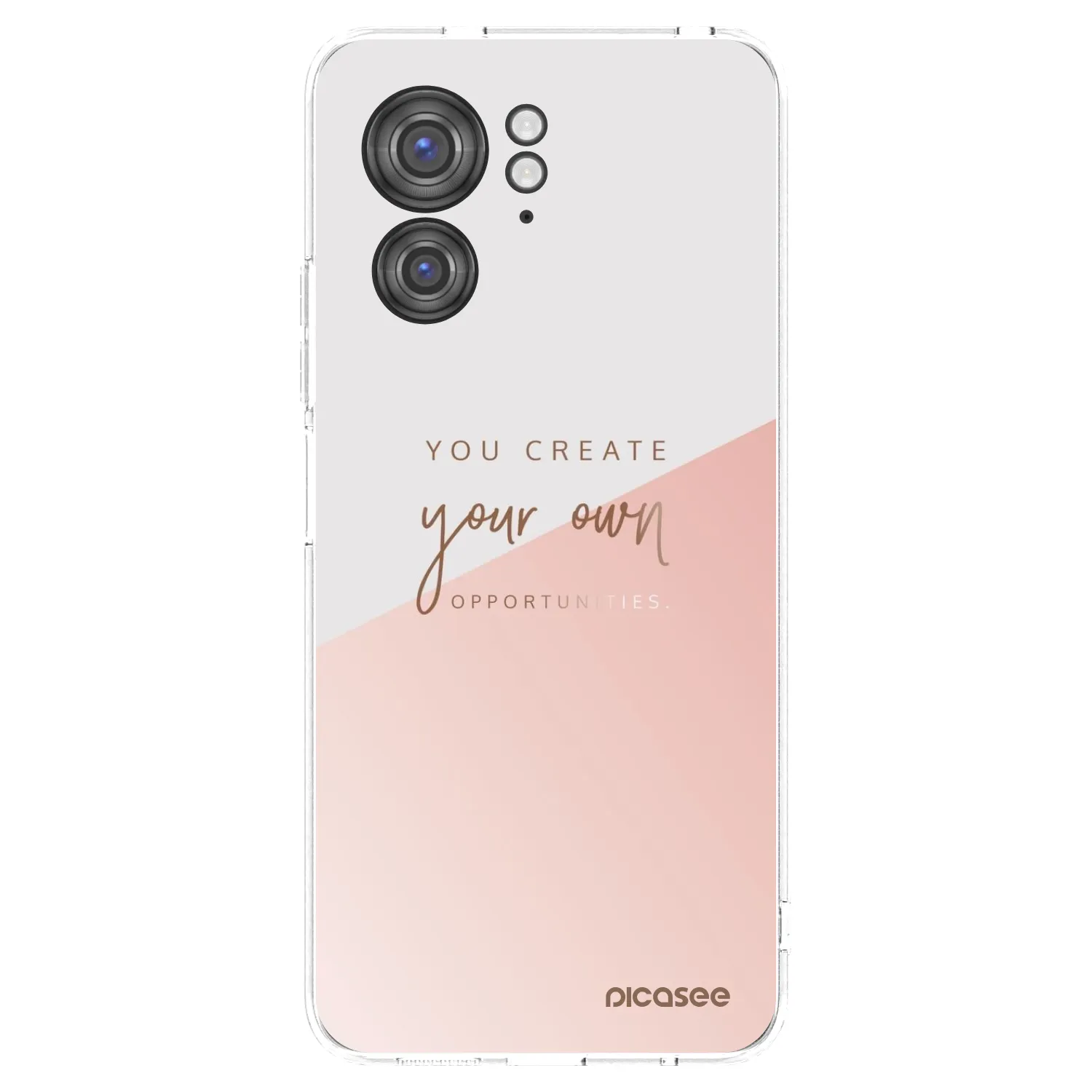 Picasee silikonska prozirna maskica za Motorola Edge 40 - You create your own opportunities