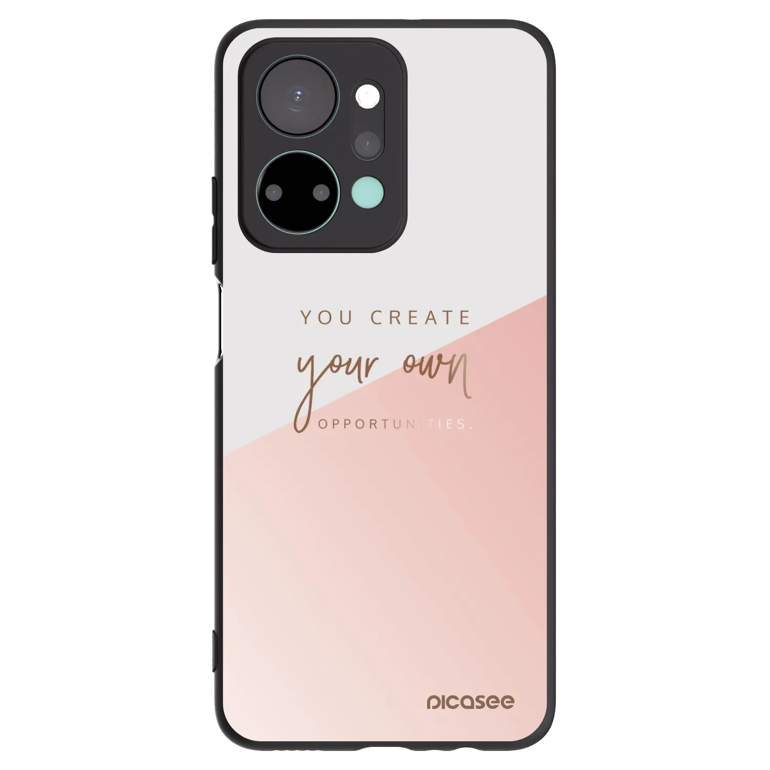Picasee crna silikonska maskica za Honor X7a - You create your own opportunities