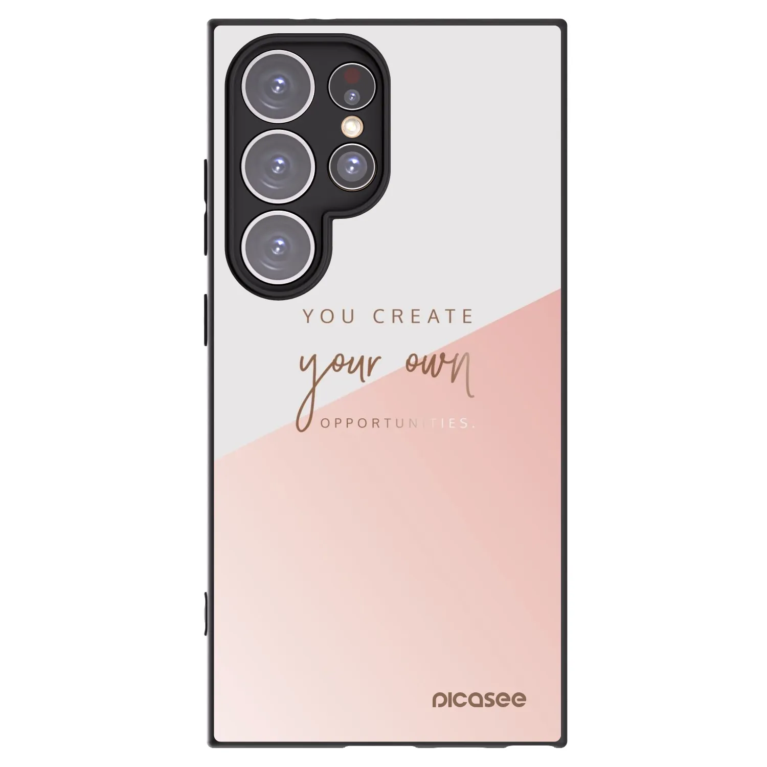 Picasee crna silikonska maskica za Samsung Galaxy S24 Ultra S928B 5G - You create your own opportunities