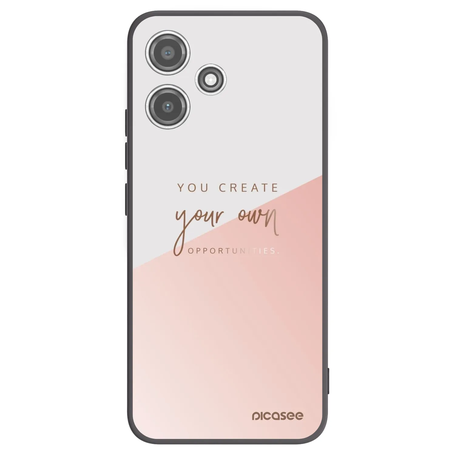 Picasee crna silikonska maskica za Xiaomi Redmi 12 5G - You create your own opportunities