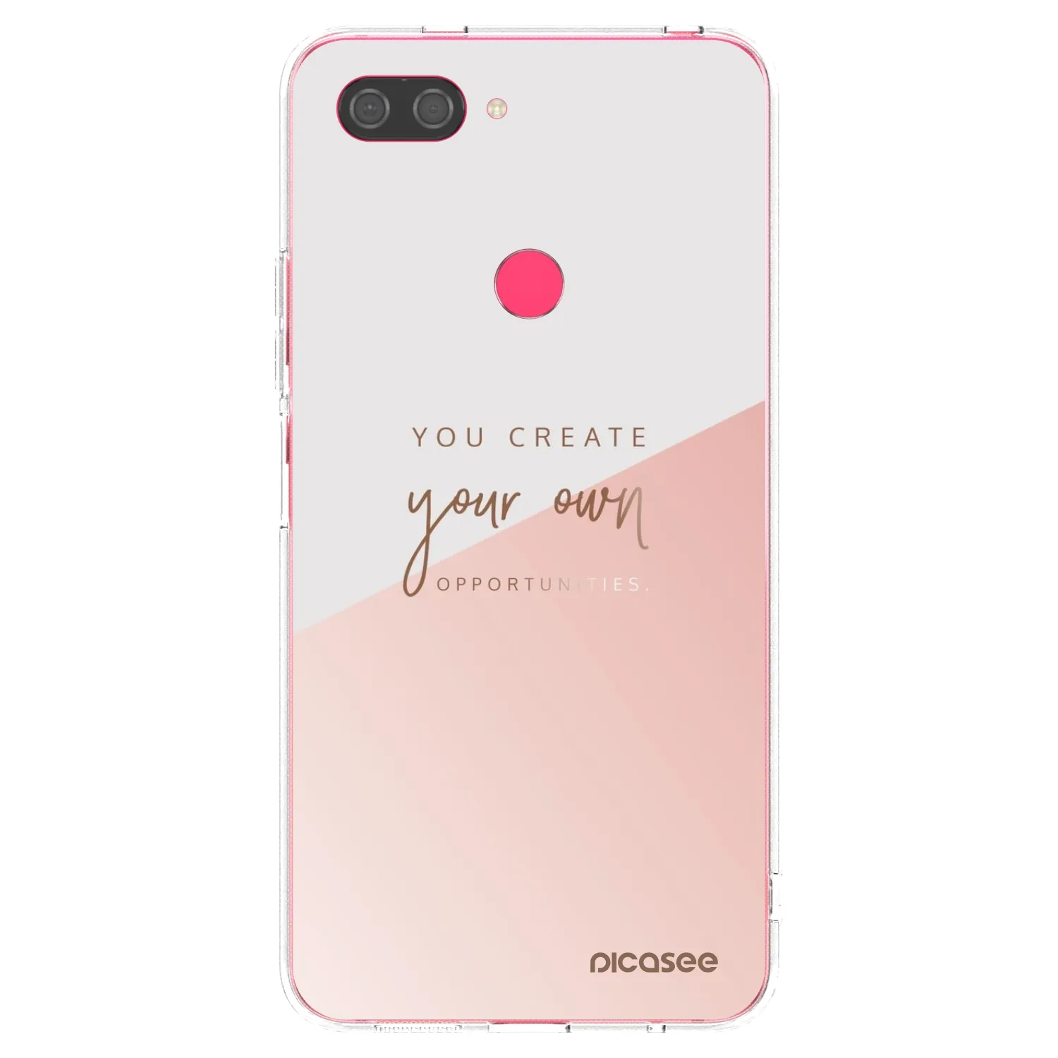 Picasee silikonska prozirna maskica za Xiaomi Mi 8 Lite - You create your own opportunities
