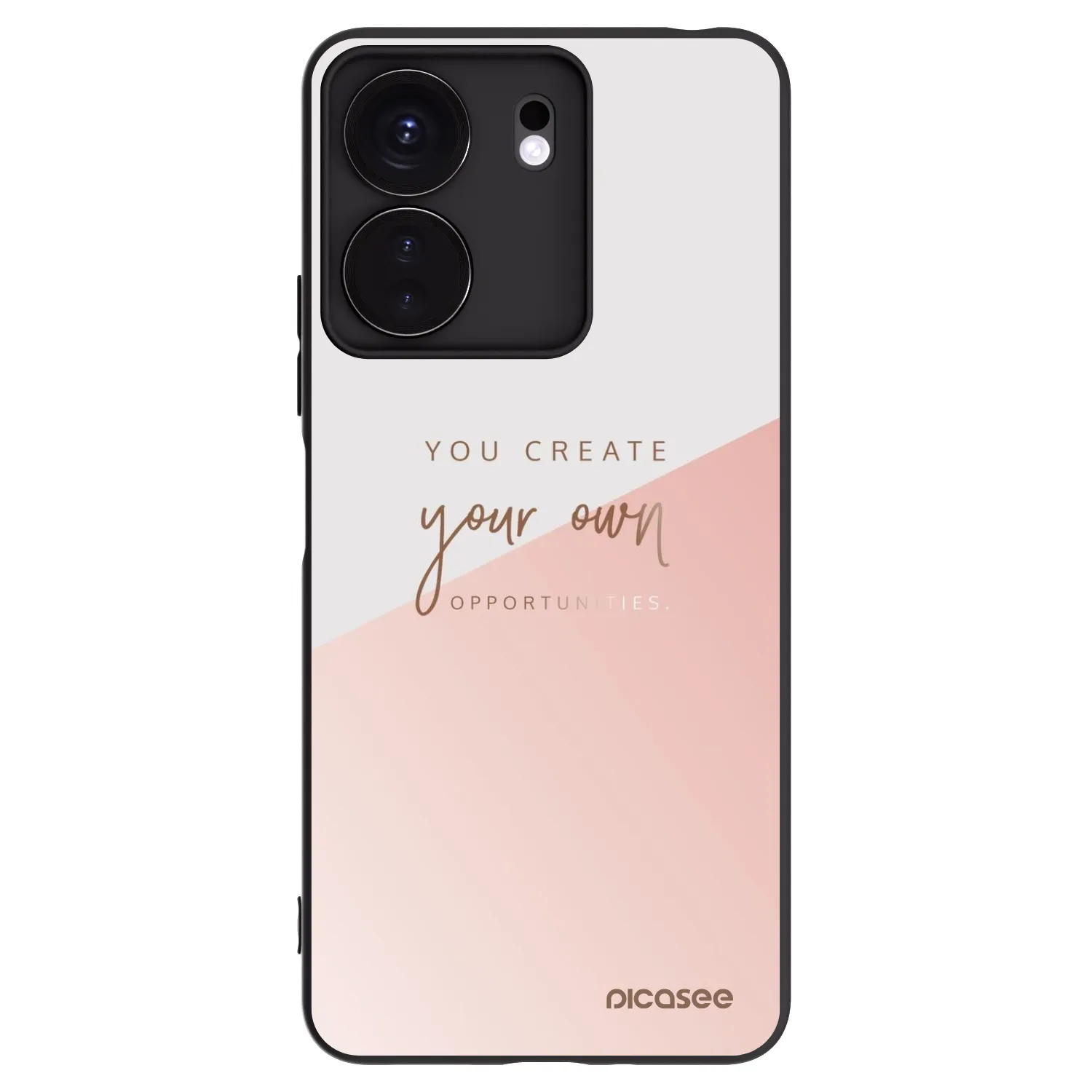 Picasee crna silikonska maskica za Xiaomi Redmi 13C 4G - You create your own opportunities