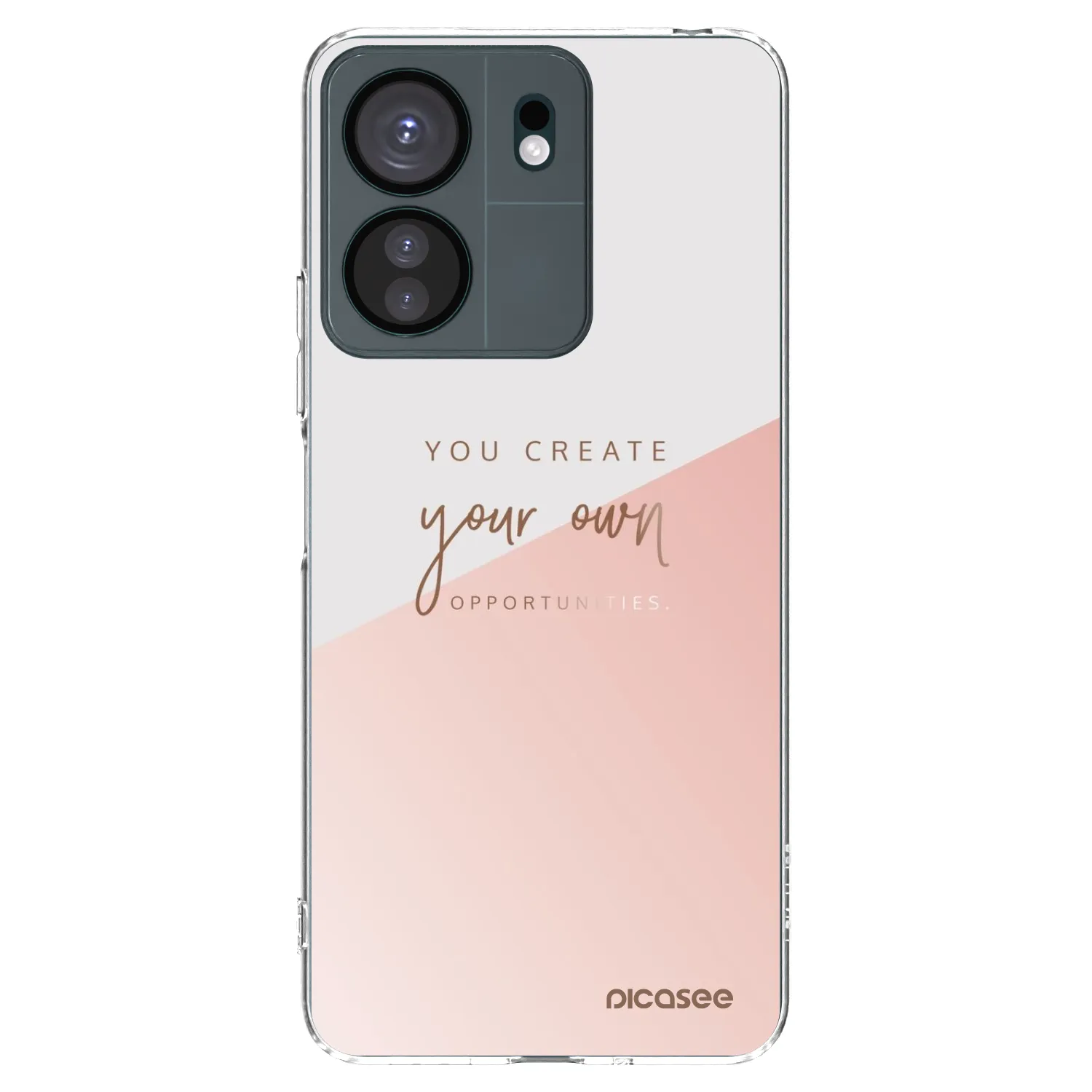Picasee silikonska prozirna maskica za Xiaomi Redmi 13C 4G - You create your own opportunities