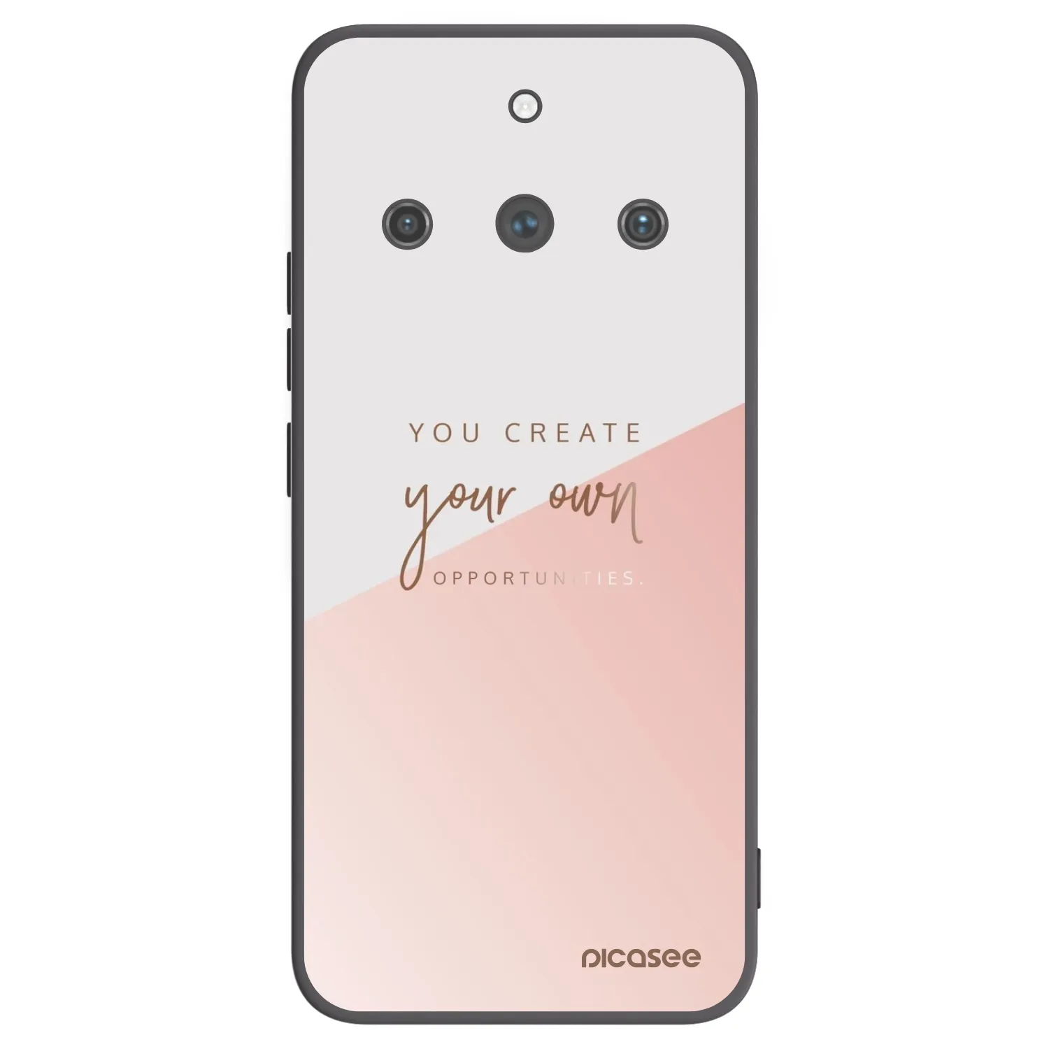 Picasee crna silikonska maskica za Realme 11 Pro+ - You create your own opportunities