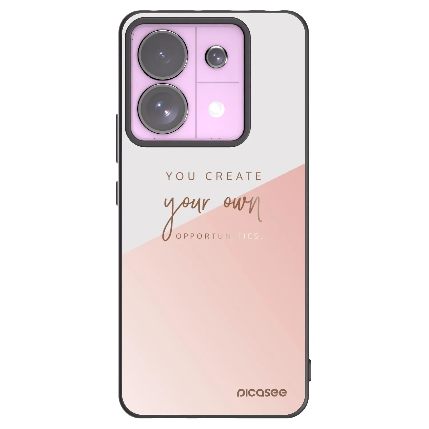 Picasee crna silikonska maskica za Xiaomi Redmi Note 13 Pro 5G - You create your own opportunities