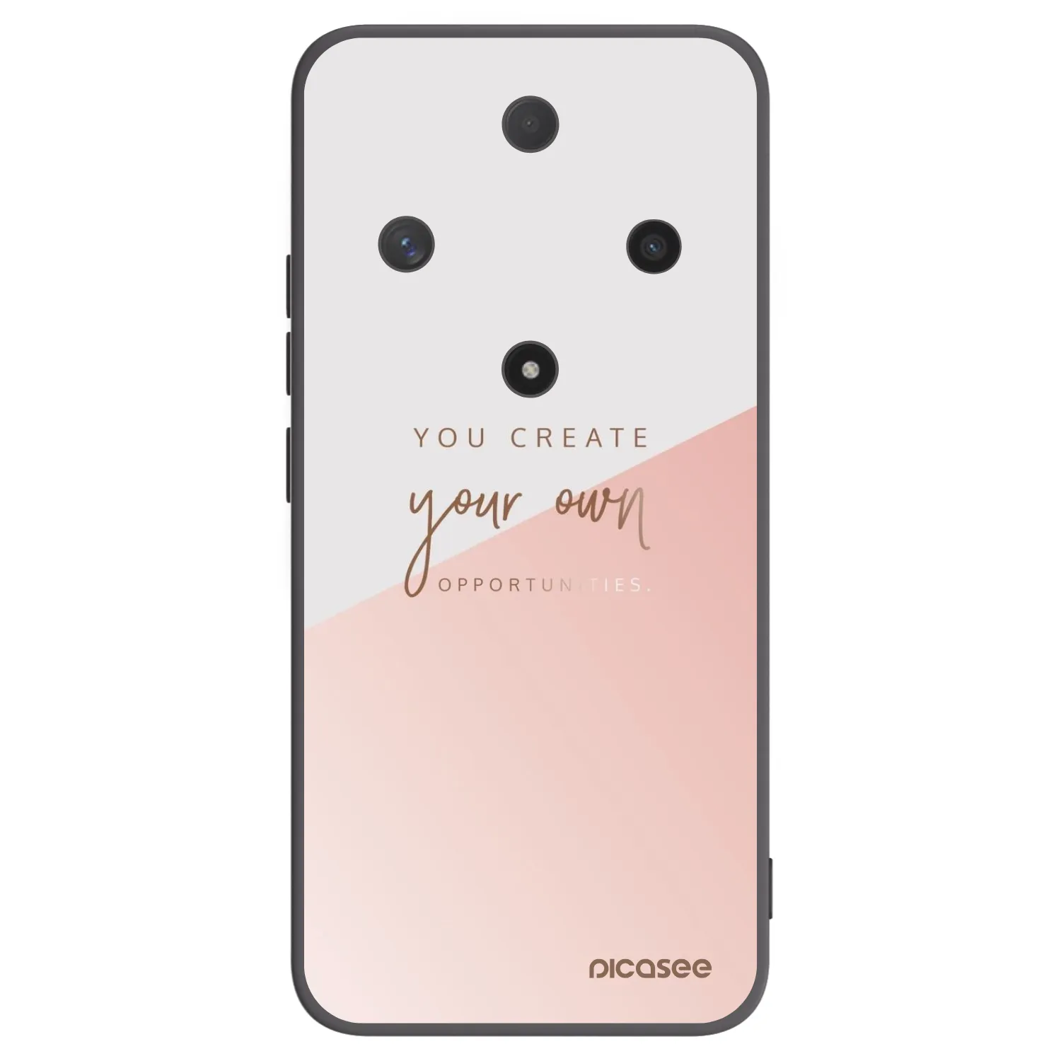 Picasee crna silikonska maskica za Honor Magic6 Lite 5G - You create your own opportunities
