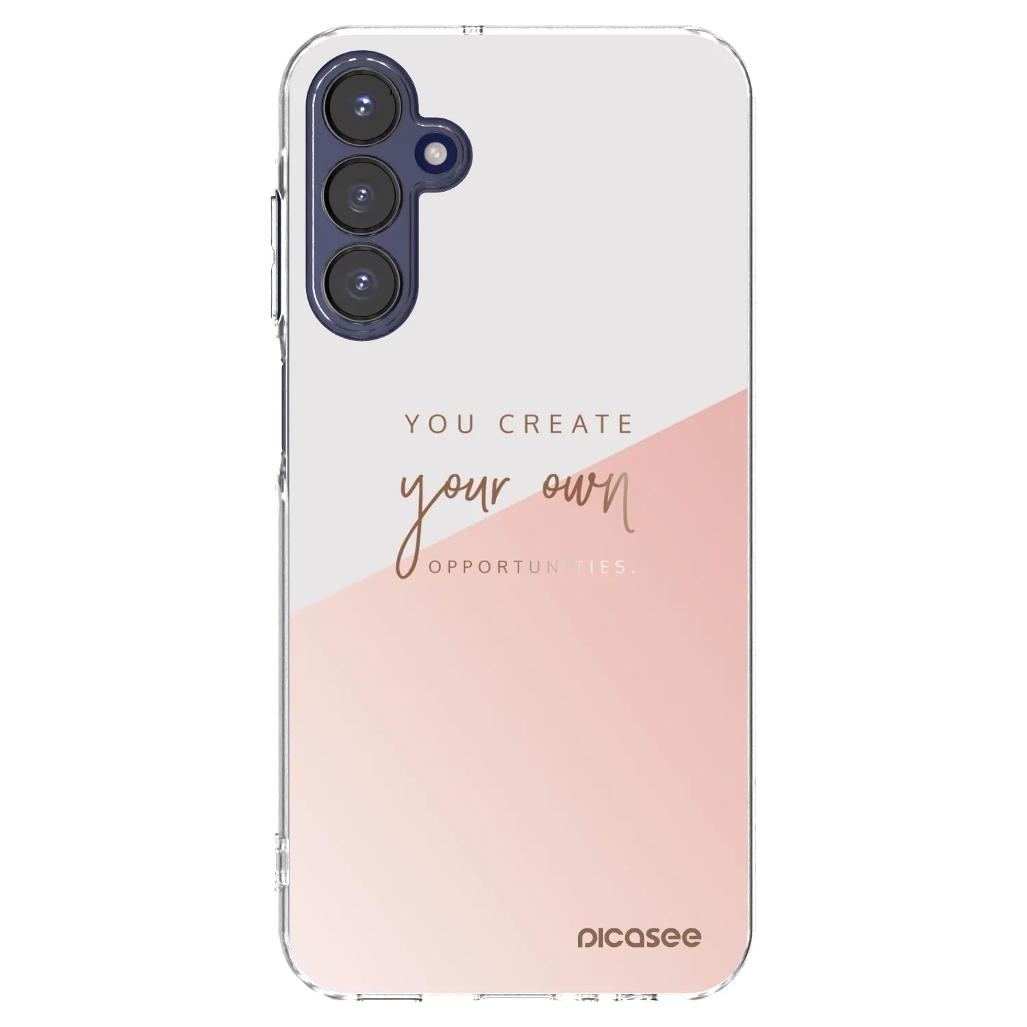 Picasee silikonska prozirna maskica za Samsung Galaxy A15 A155F 4G - You create your own opportunities