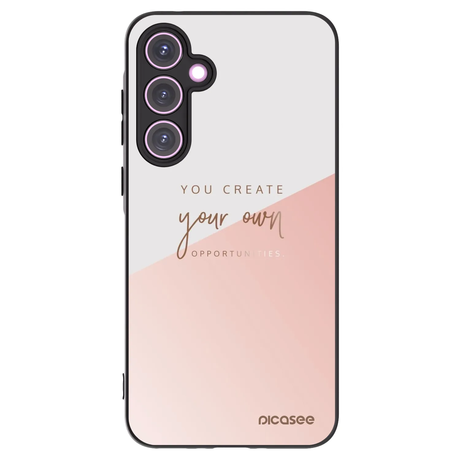 Picasee crna silikonska maskica za Samsung Galaxy A35 5G A356B - You create your own opportunities