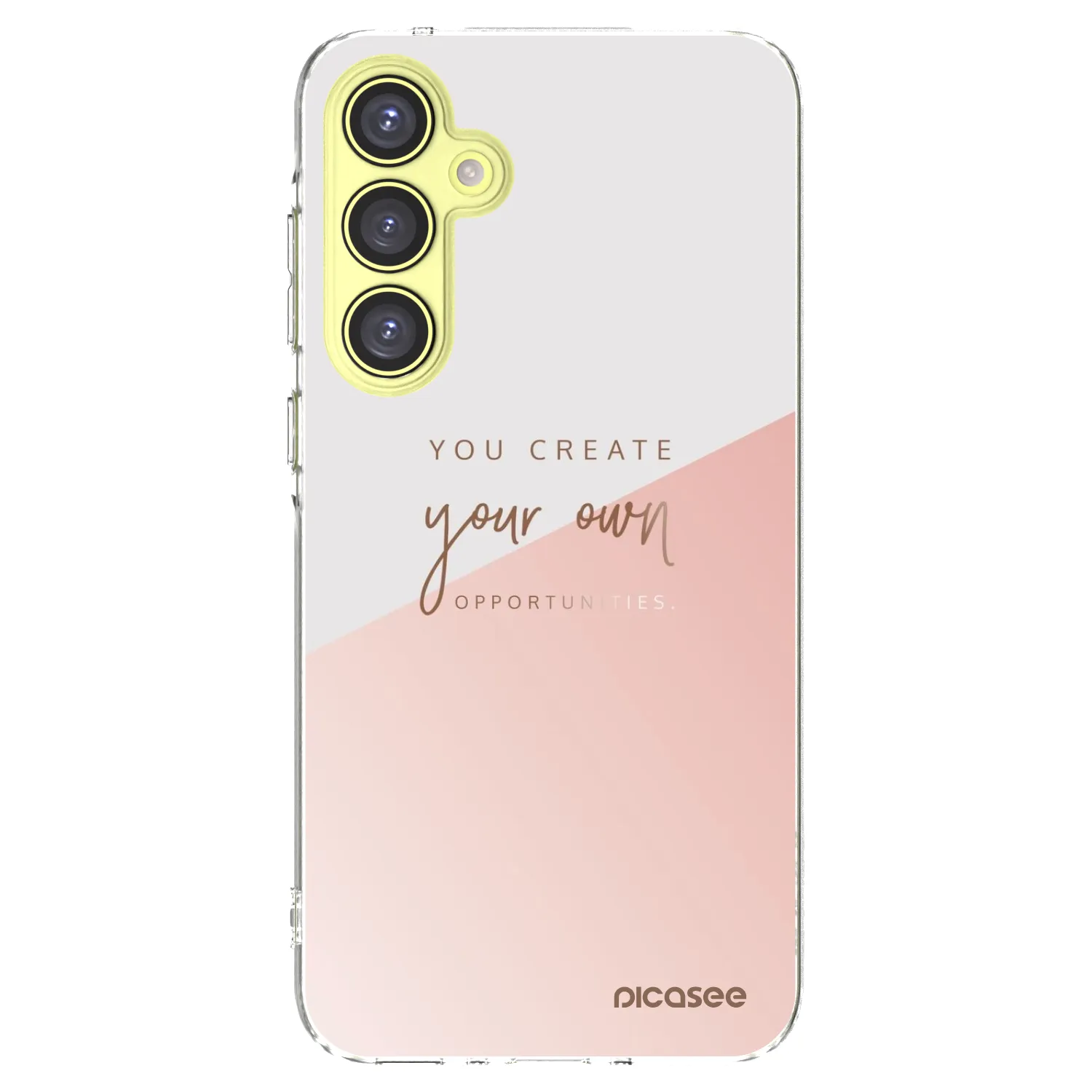 Picasee silikonska prozirna maskica za Samsung Galaxy A35 5G A356B - You create your own opportunities