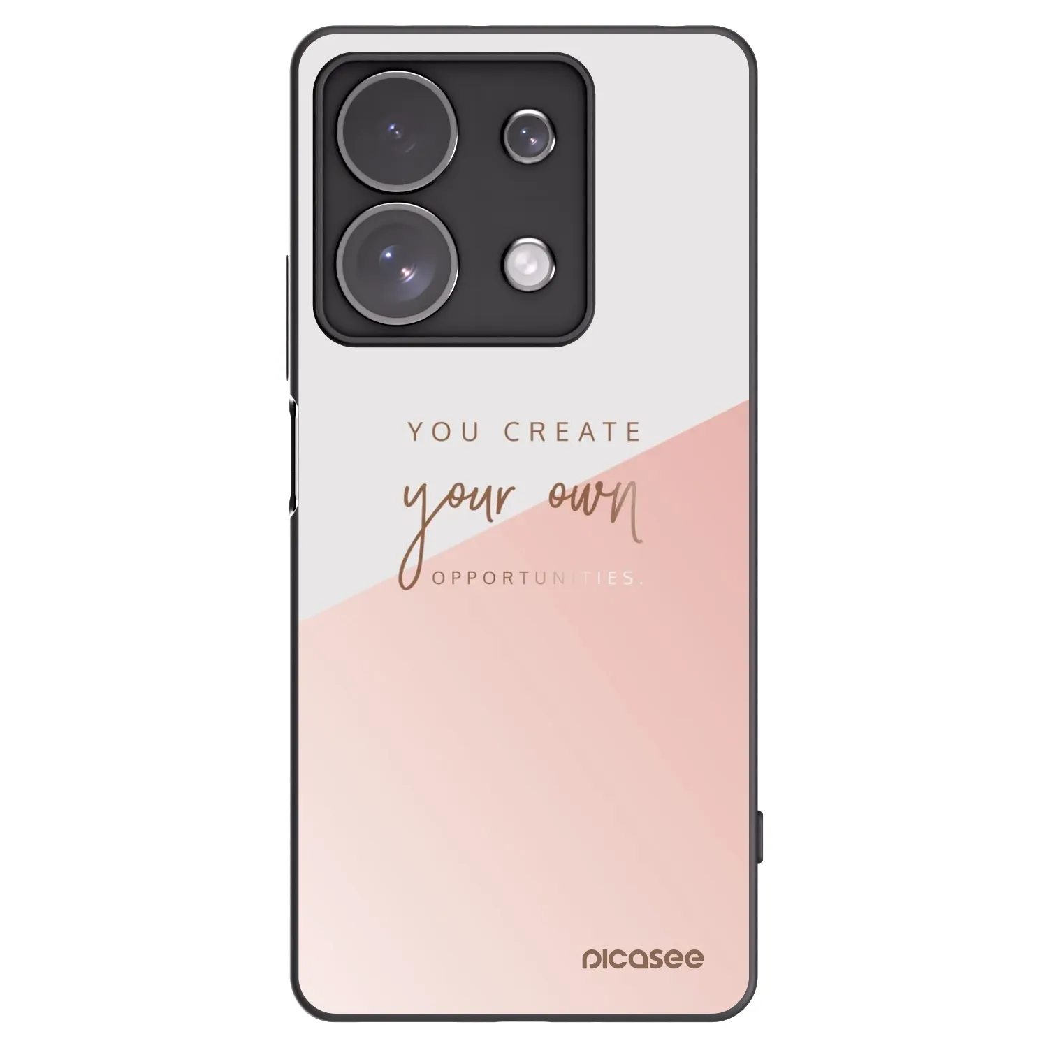 Picasee crna silikonska maskica za Xiaomi Redmi Note 13 Pro 4G - You create your own opportunities