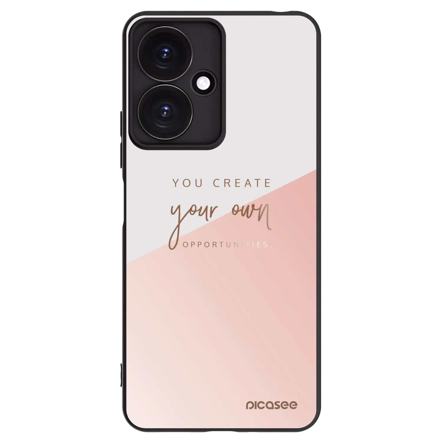 Picasee crna silikonska maskica za Xiaomi Redmi 13C 5G - You create your own opportunities