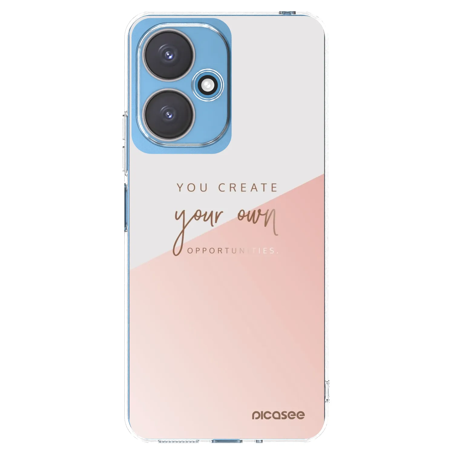 Picasee silikonska prozirna maskica za Xiaomi Redmi 13C 5G - You create your own opportunities