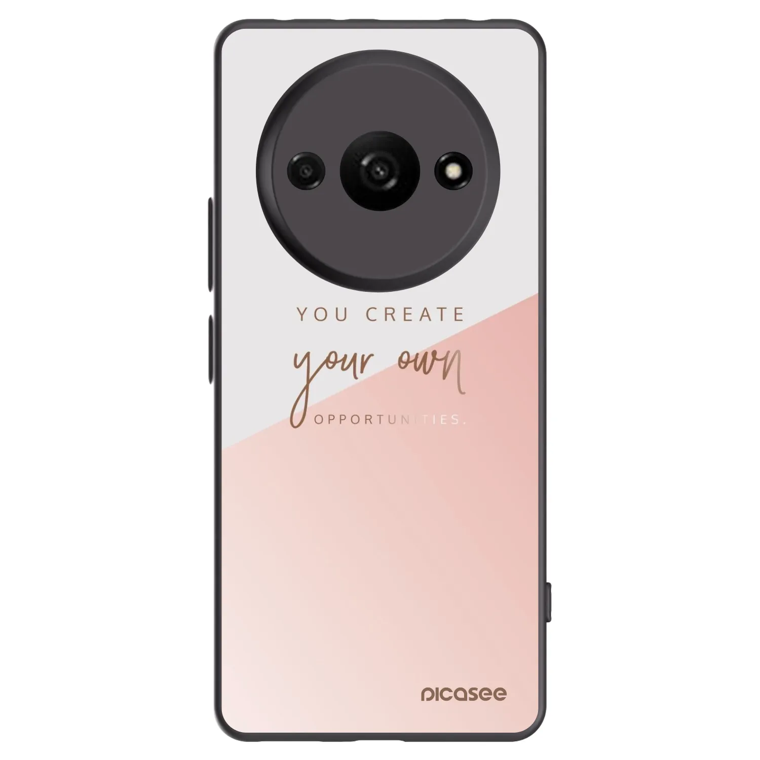 Picasee crna silikonska maskica za Xiaomi Redmi A3 - You create your own opportunities