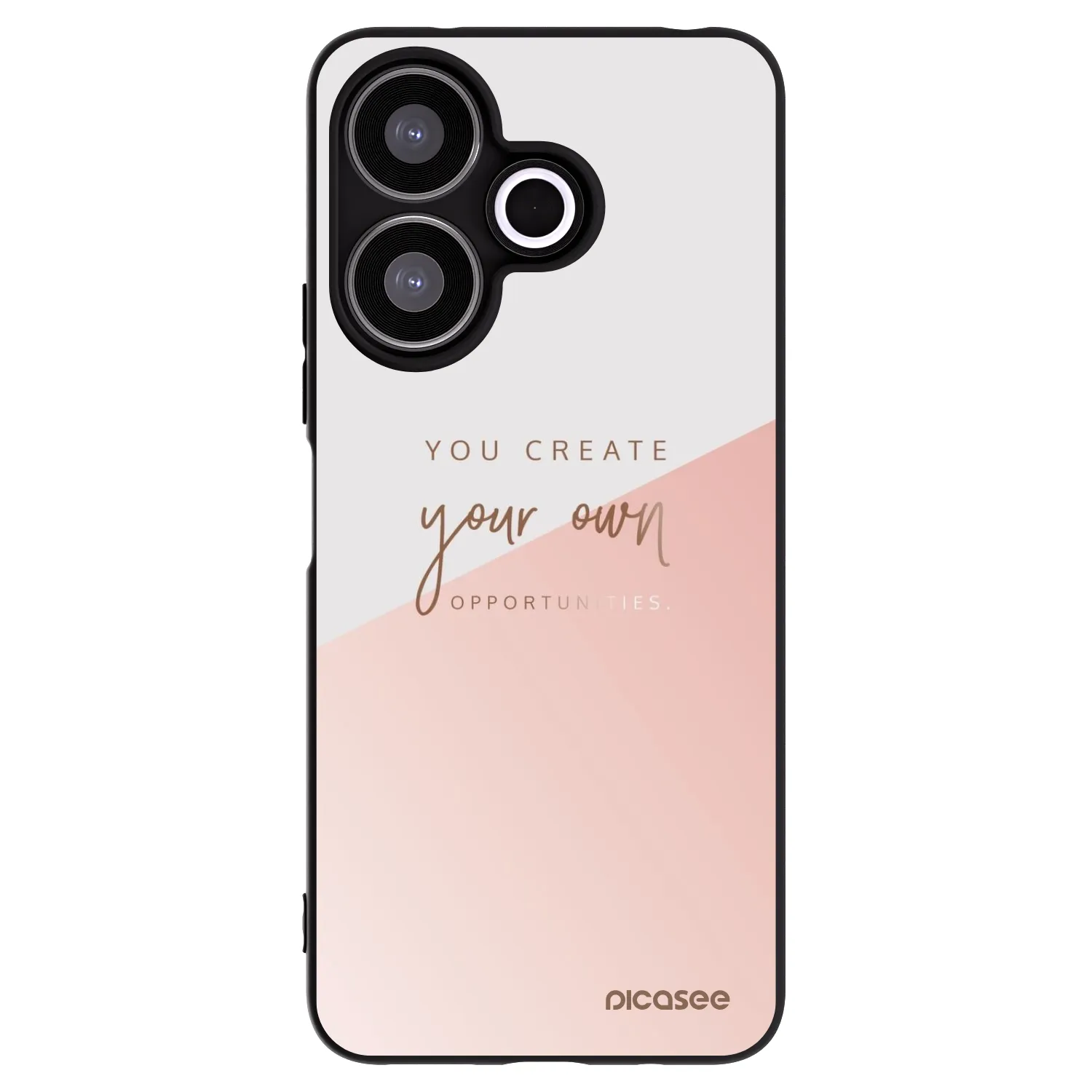 Picasee crna silikonska maskica za Xiaomi Redmi 13 4G - You create your own opportunities