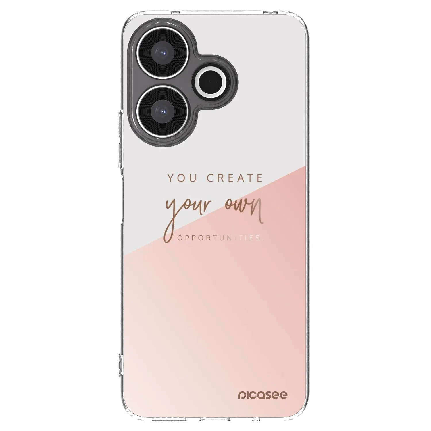Picasee silikonska prozirna maskica za Xiaomi Redmi 13 4G - You create your own opportunities