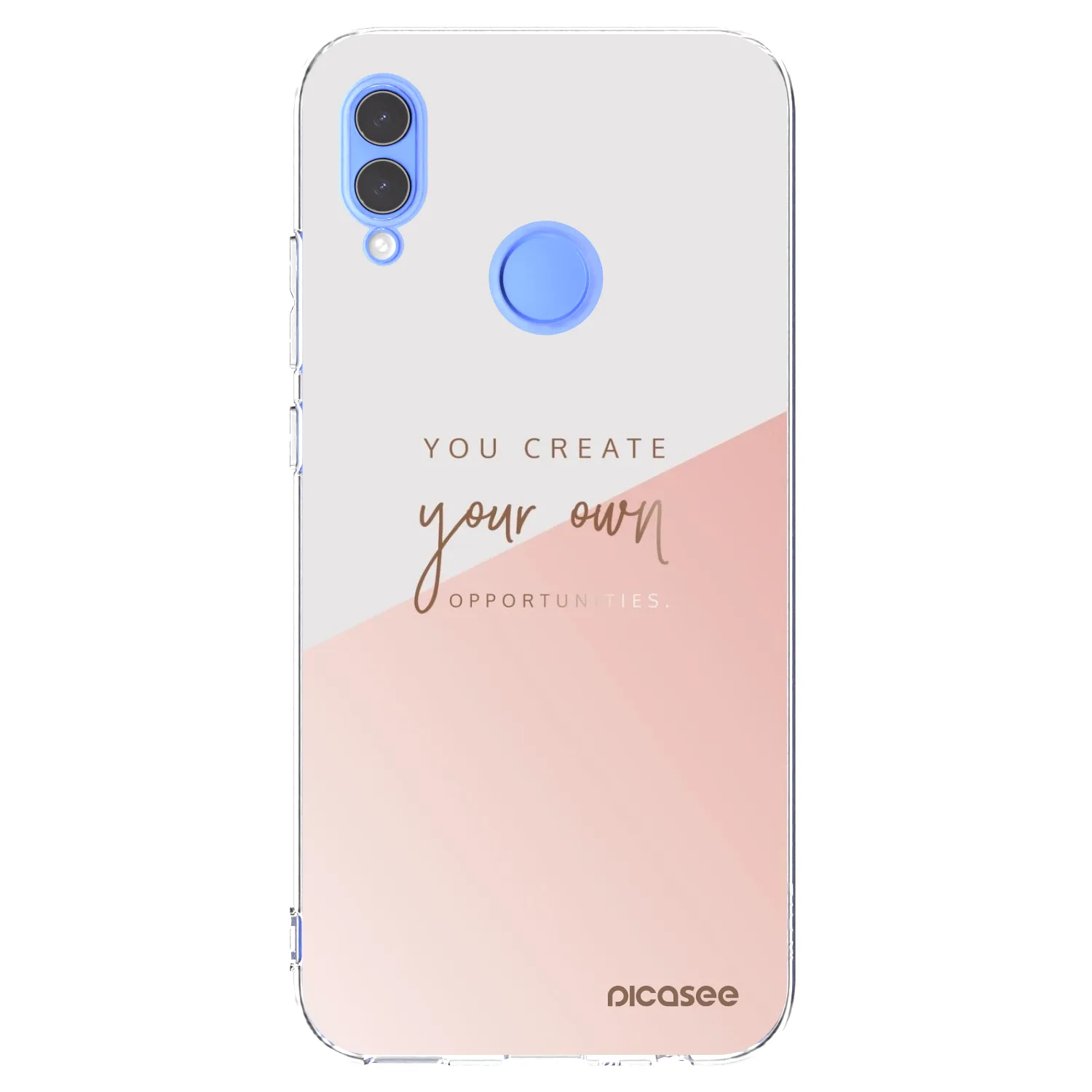 Picasee silikonska prozirna maskica za Honor 10 Lite - You create your own opportunities