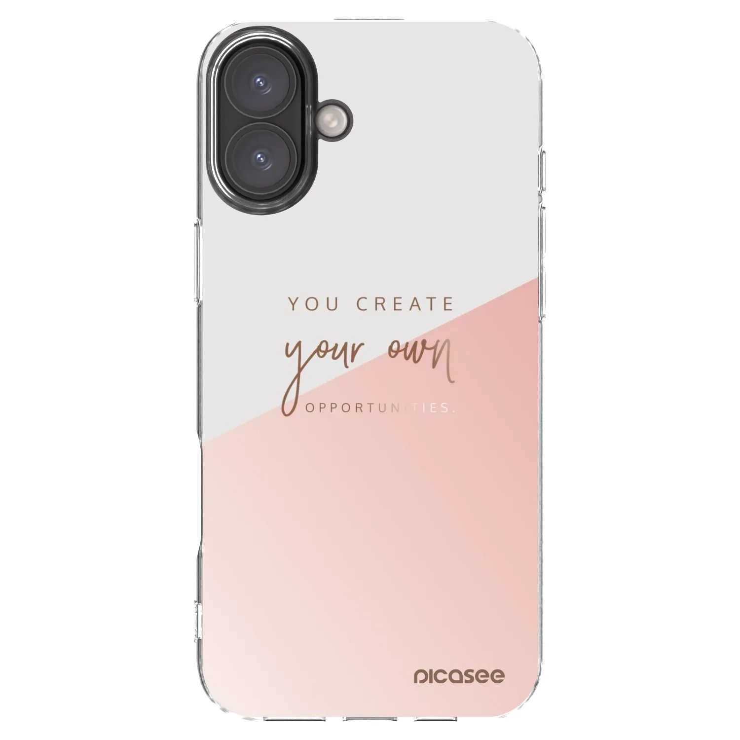 Picasee silikonska prozirna maskica za Apple iPhone 16 Plus - You create your own opportunities