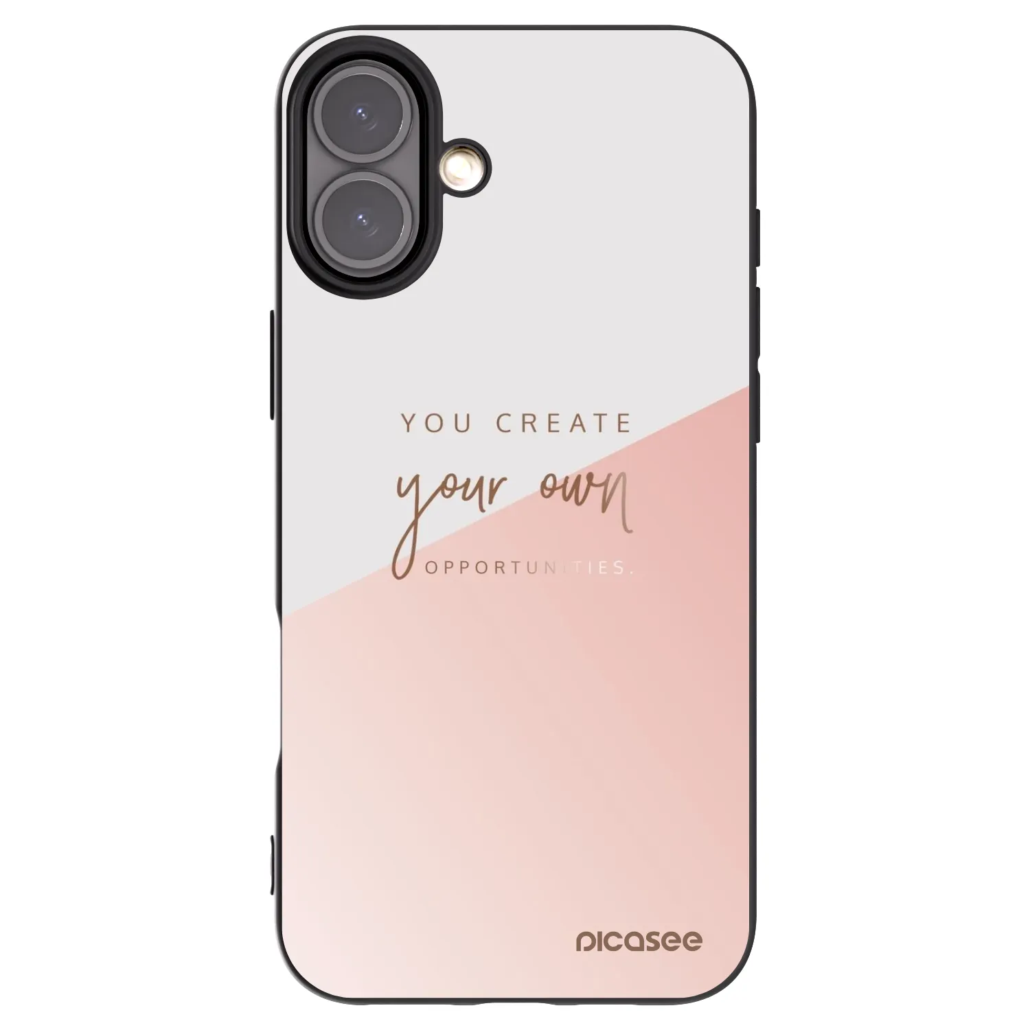 Picasee crna silikonska maskica za Apple iPhone 16 Plus - You create your own opportunities