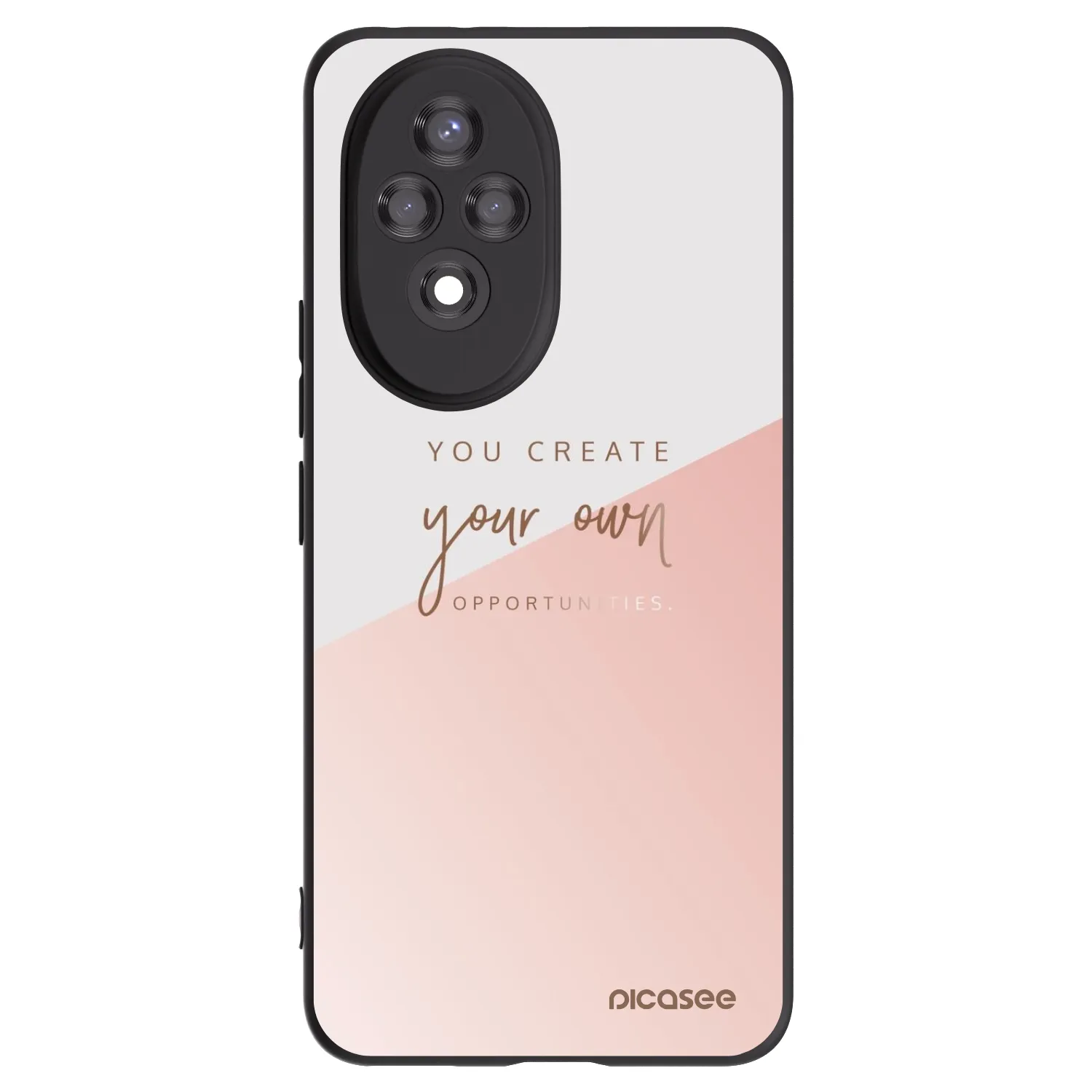 Picasee crna silikonska maskica za Honor 200 Pro 5G - You create your own opportunities
